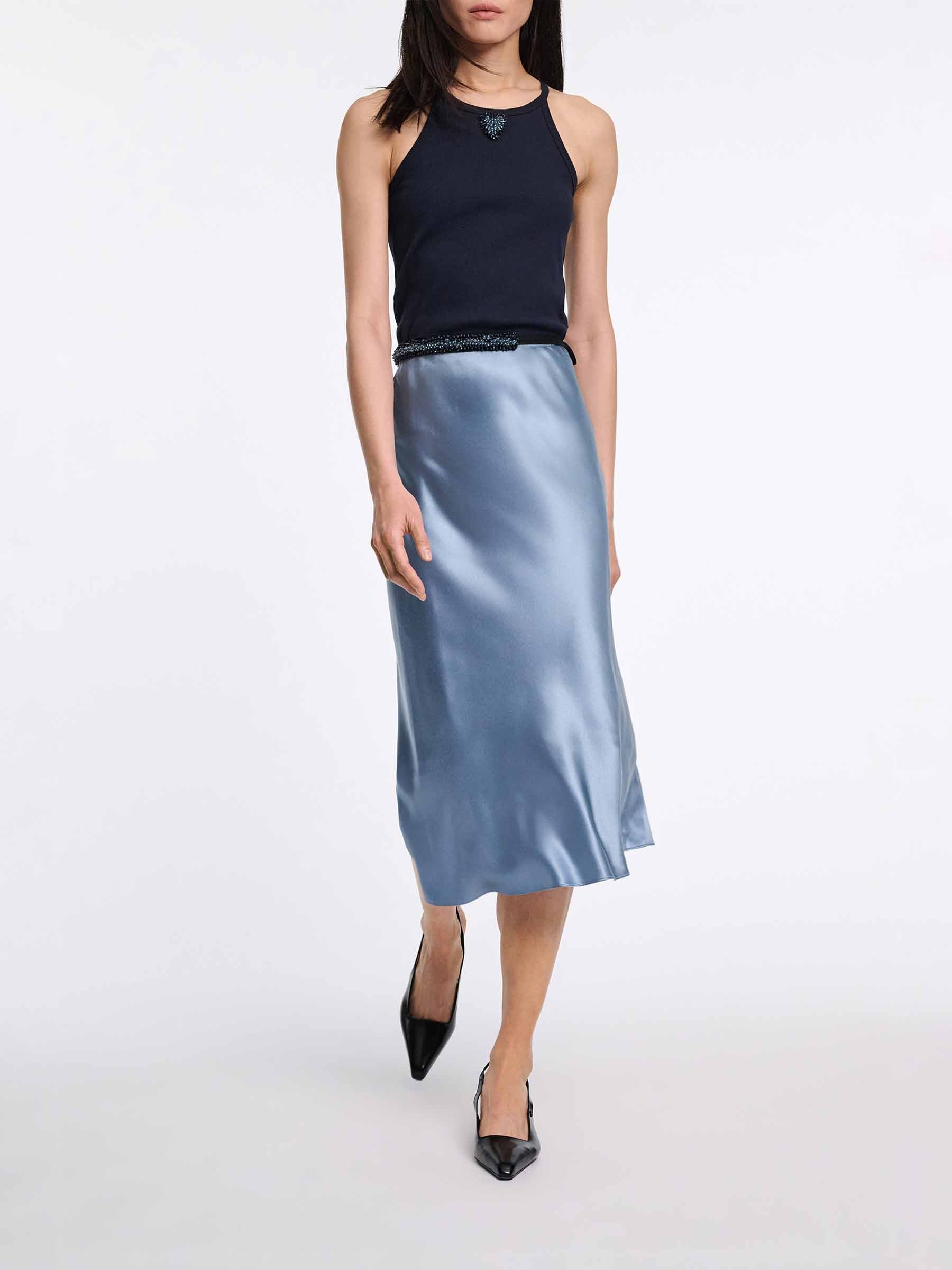 Dorothee Schumacher Mujer Barcelona Top Rib Romance color Azul Noche sku 782-001778 01 - Foto 2