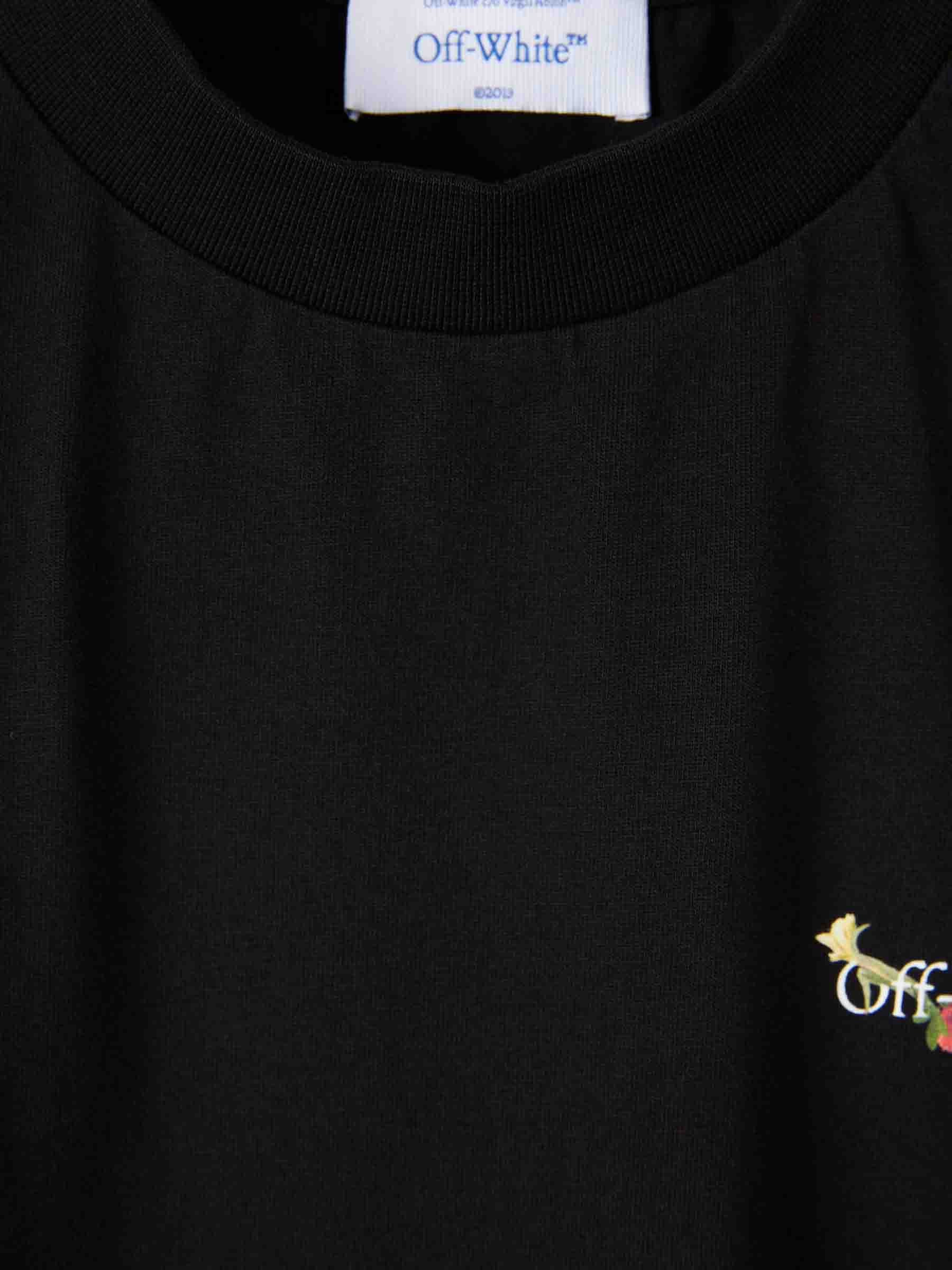 Off-White Mujer Barcelona Camiseta Cuello Redondo color Negro sku 782-001780 01 - Foto 3