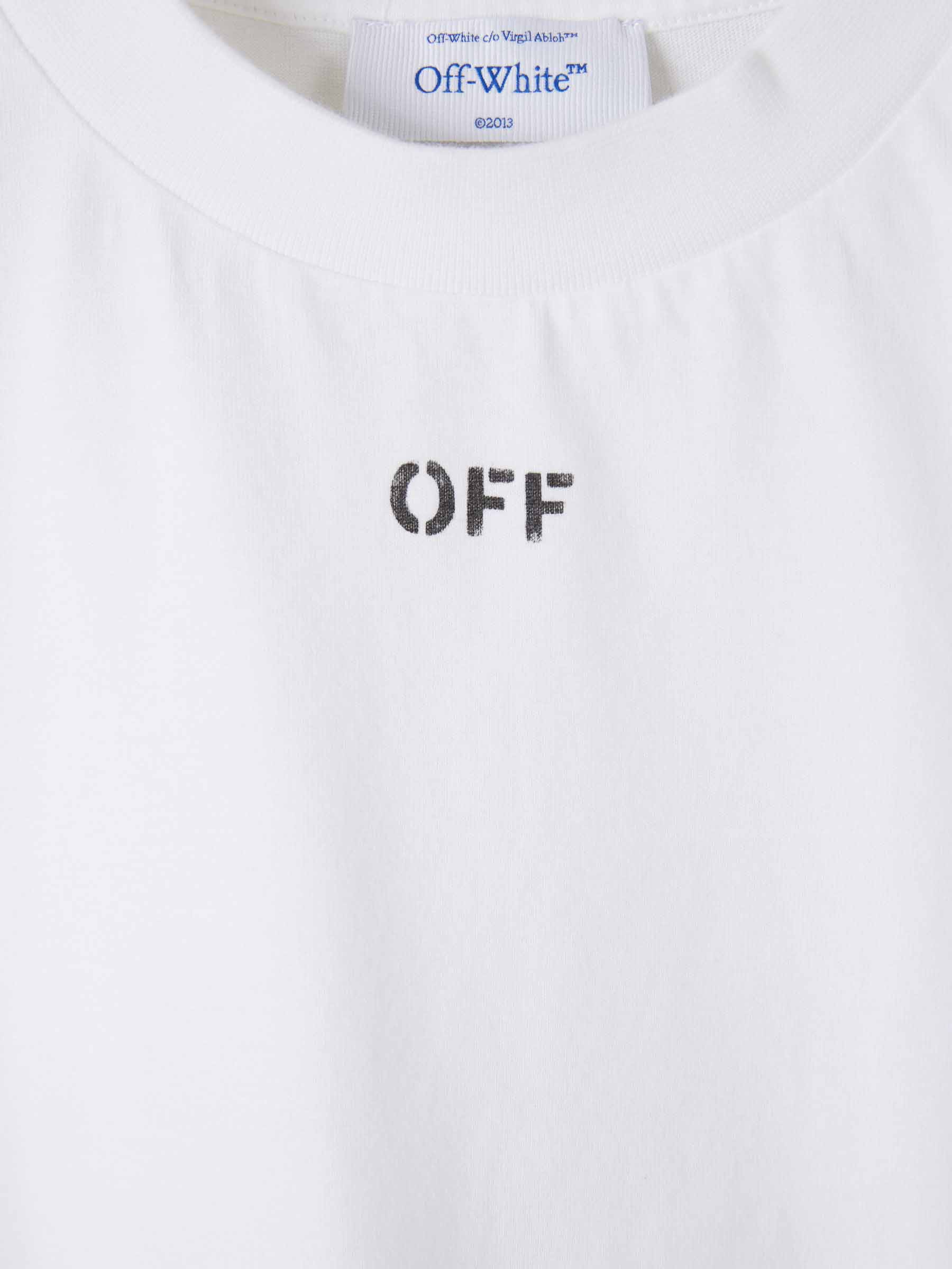 Off-White Mujer Barcelona Camiseta Cuello Redondo color Blanco sku 782-001783 01 - Foto 3