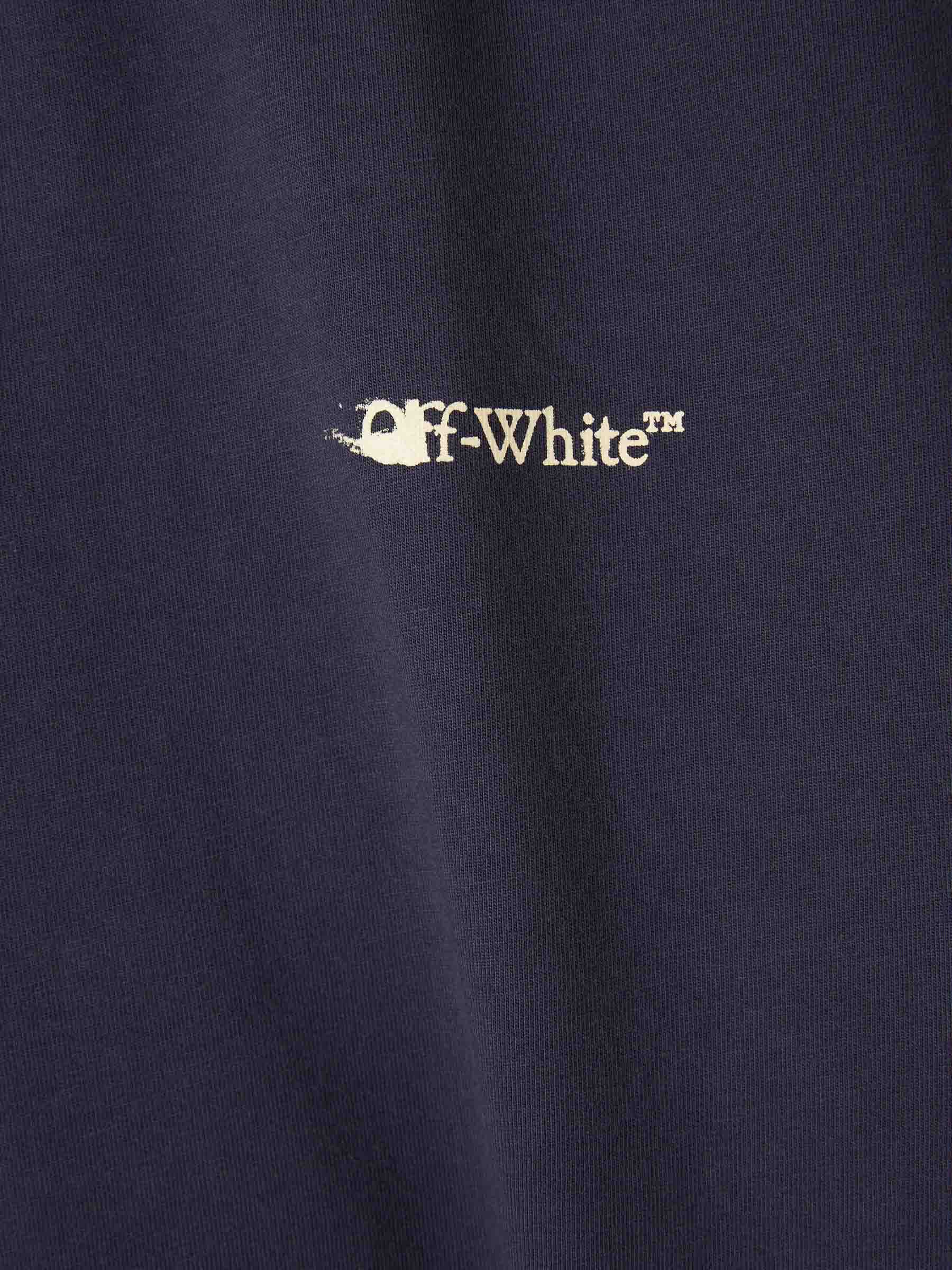Off-White Mujer Barcelona Camiseta Cuello Redondo color Azul Noche sku 782-001784 01 - Foto 4