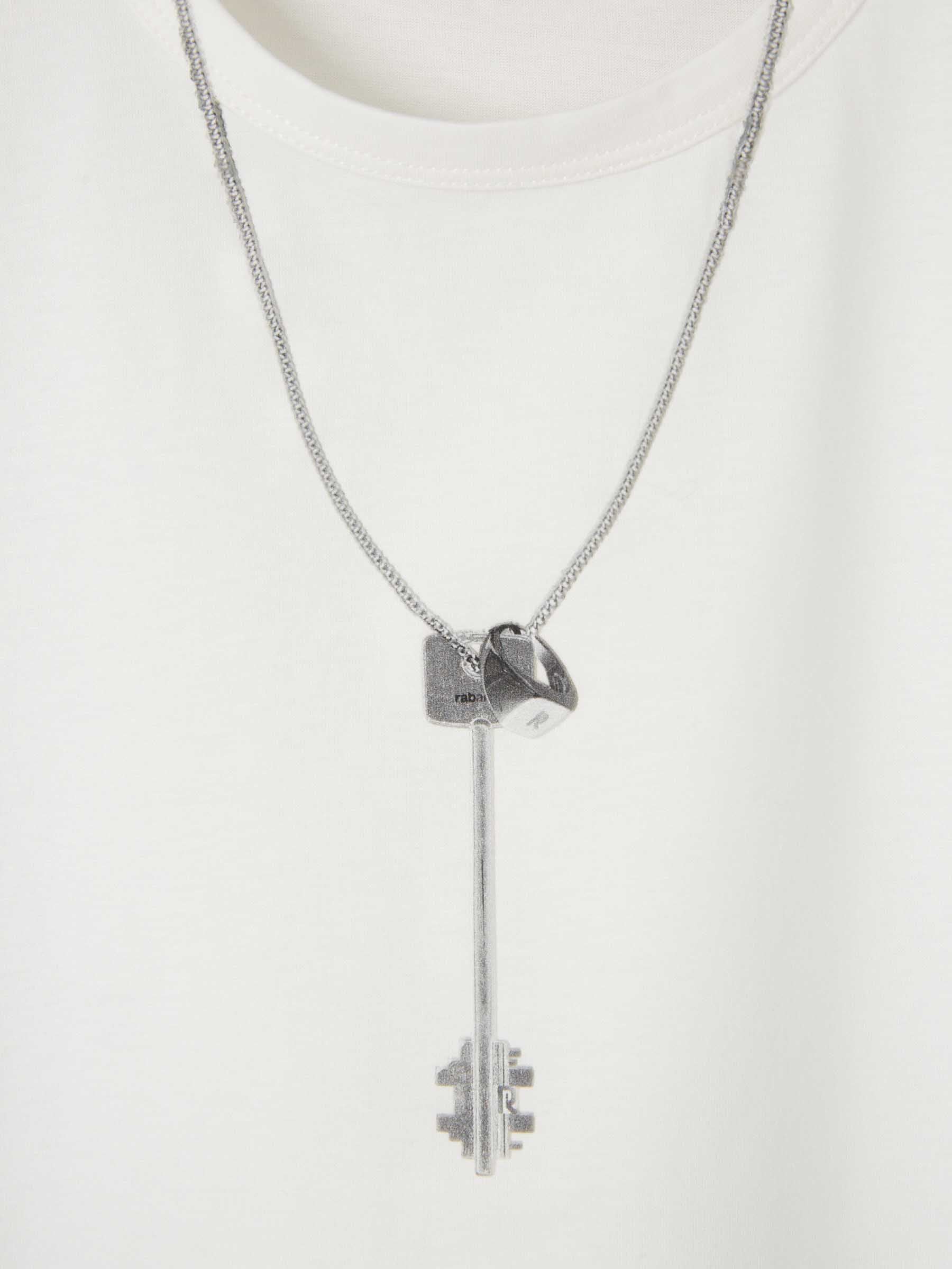 Rabanne Mujer Barcelona Camiseta Cuello Redondo color Blanco sku 782-001811 01 - Foto 3