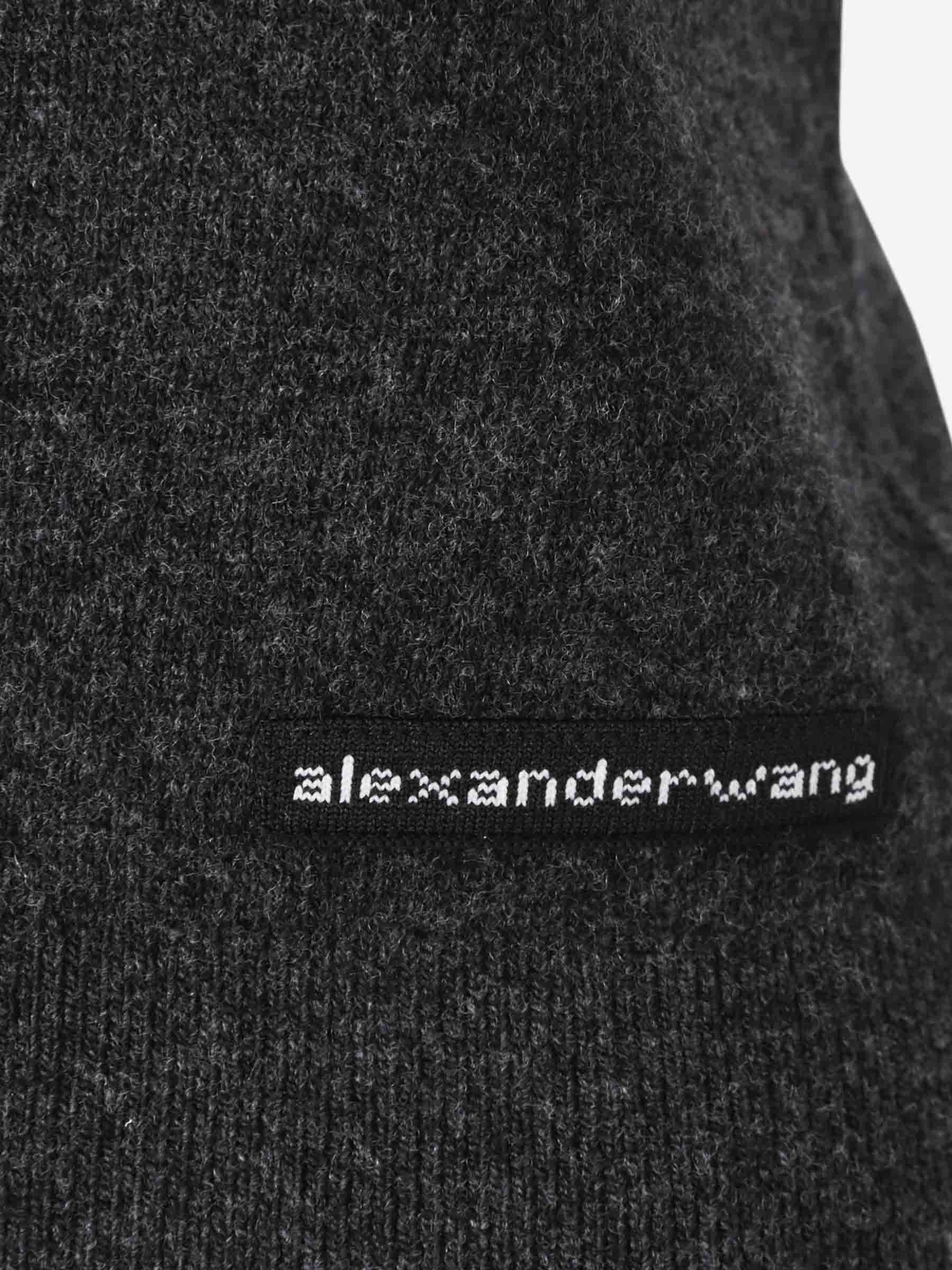 Alexander Wang Mujer Barcelona Camiseta Cropped color Gris Antracita sku 782-001832 01 - Foto 3