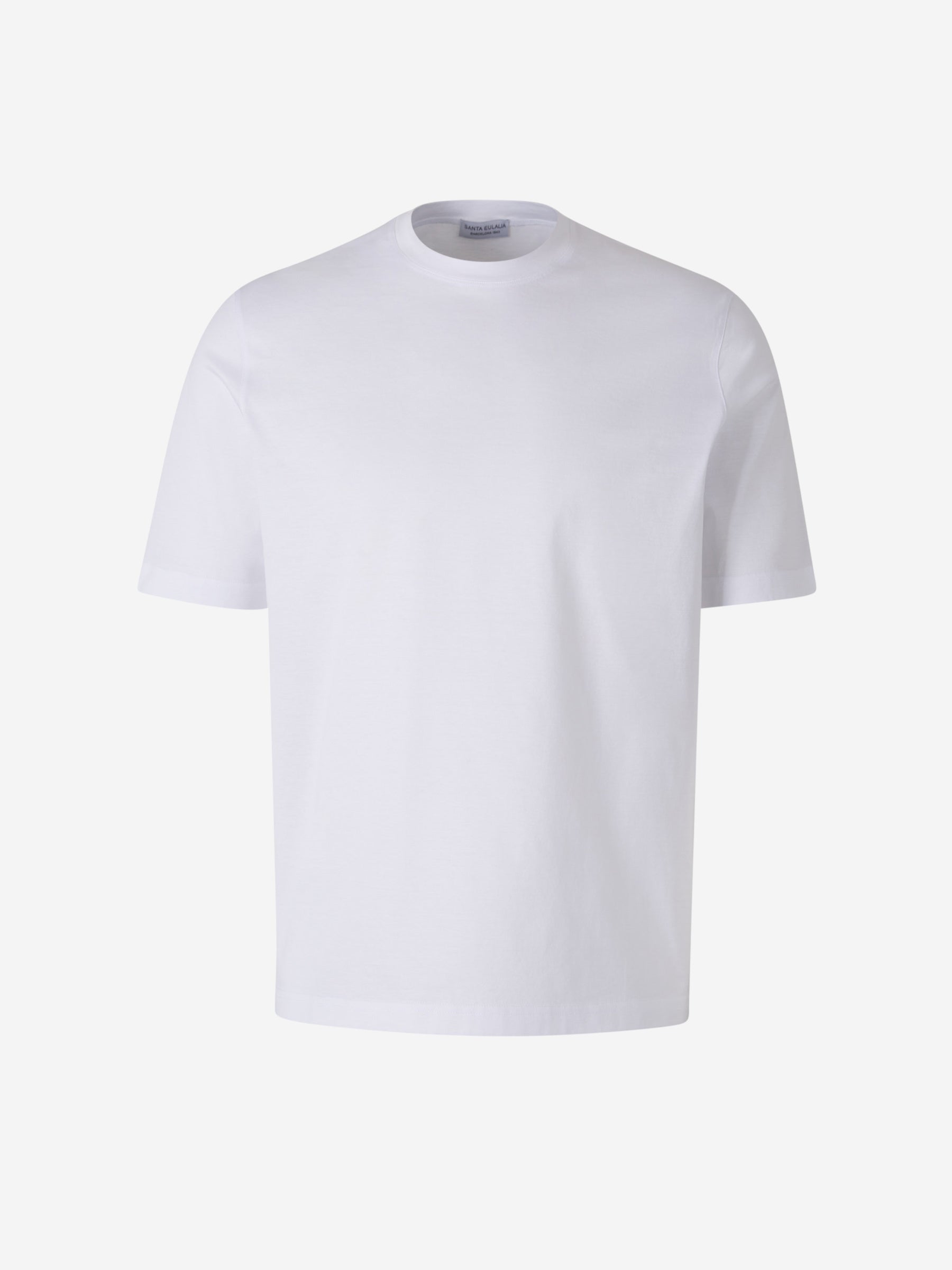 Santa Eulalia Hombre Barcelona Camiseta Lisa Algodón color Blanco sku 553-003979 01 - Foto 1