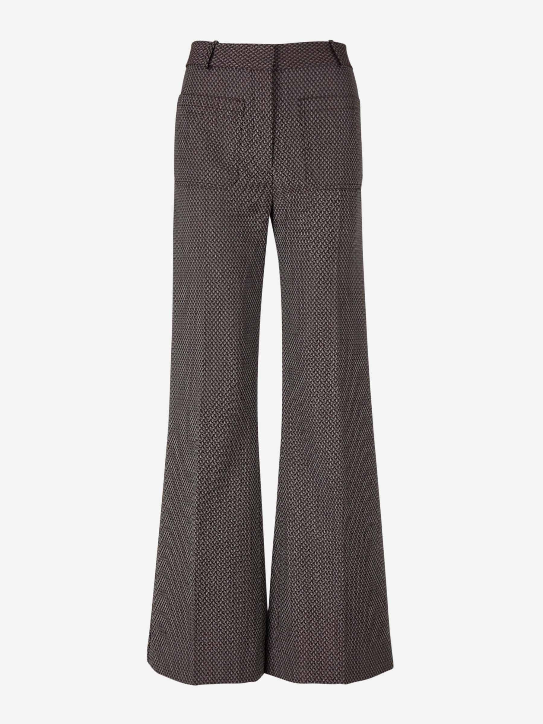 sachin and babi light blue dress Victoria Beckham high-waisted Tailored Trousers | Neutrals main image 0