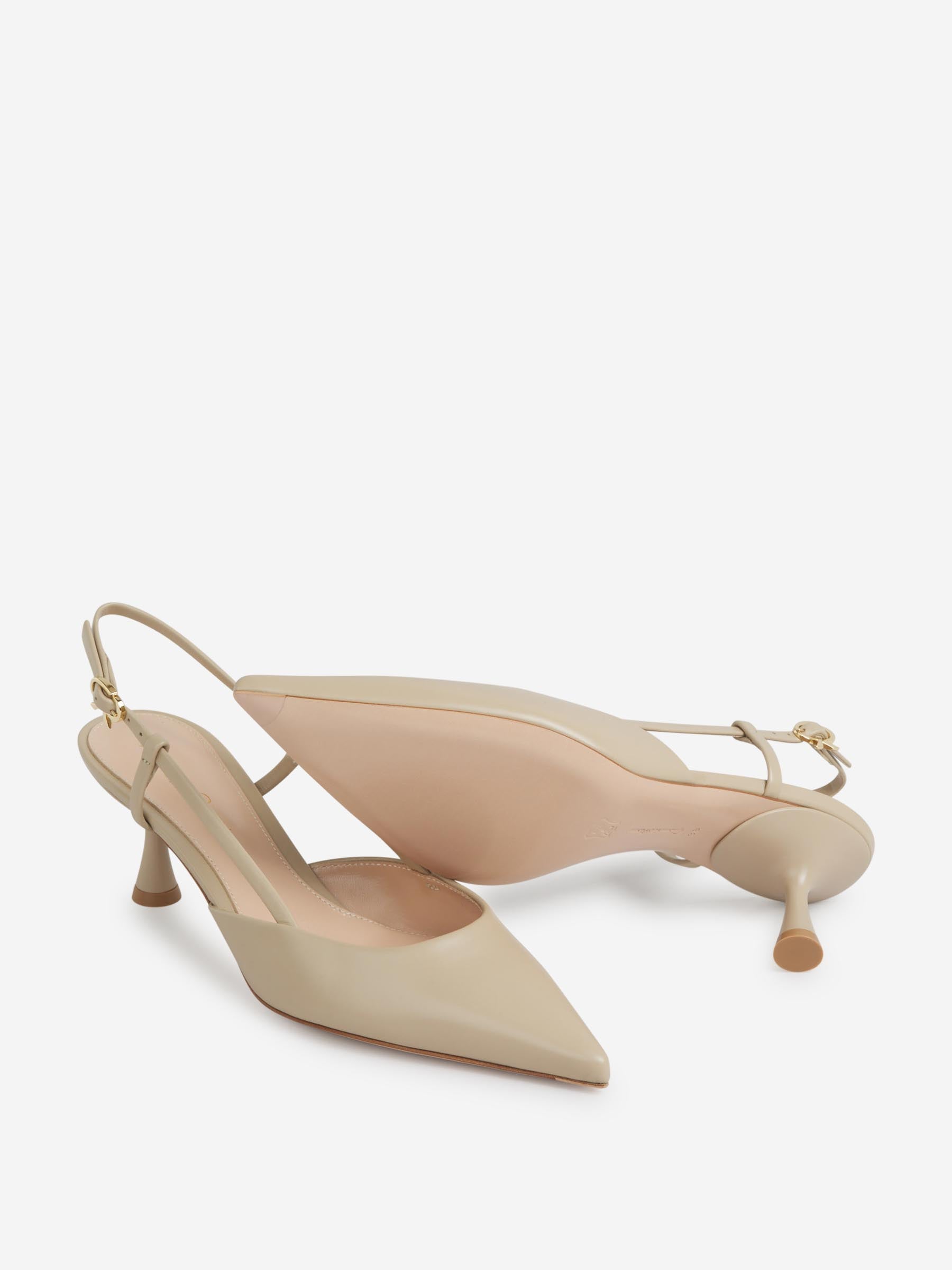 Gianvito Rossi Mujer Barcelona Slingbacks Ascenso 55 color Beige sku 800-005424 01 - Foto 4