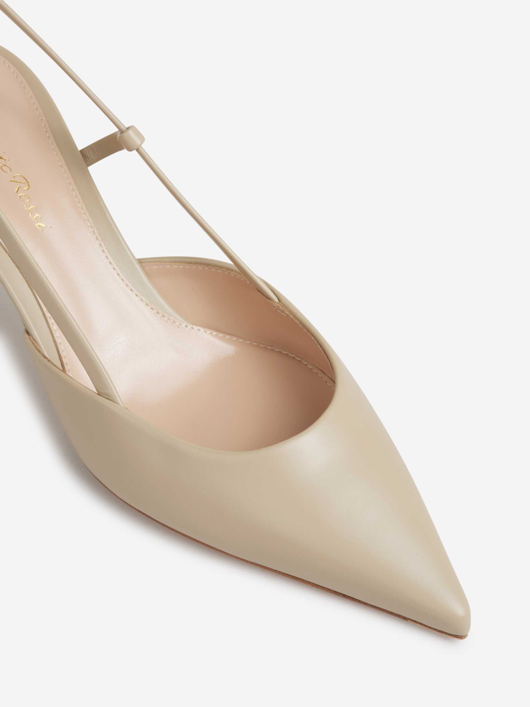 Gianvito Rossi Mujer Barcelona Slingbacks Ascenso 55 color Beige sku 800-005424 01 - Foto 5