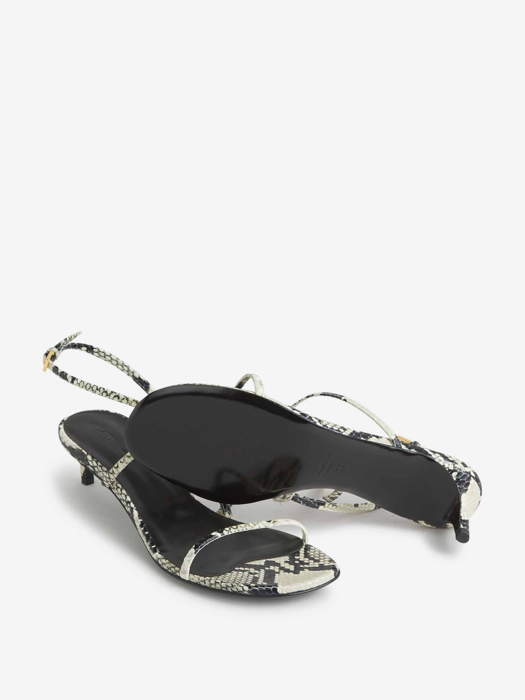 Khaite Mujer Barcelona Sandalias Kitten Heel color Negro sku 800-005452 01 - Foto 4