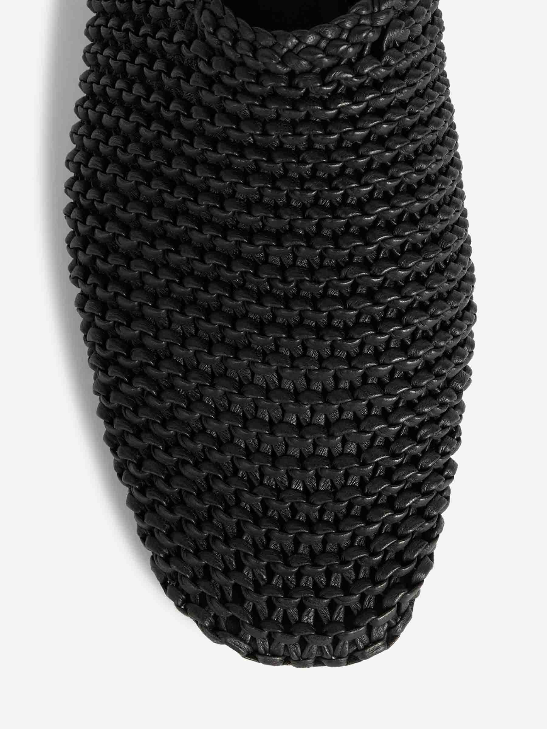 TOTEME Mujer Barcelona Bailarinas Piel Tejida color Negro sku 800-005503 01 - Foto 5