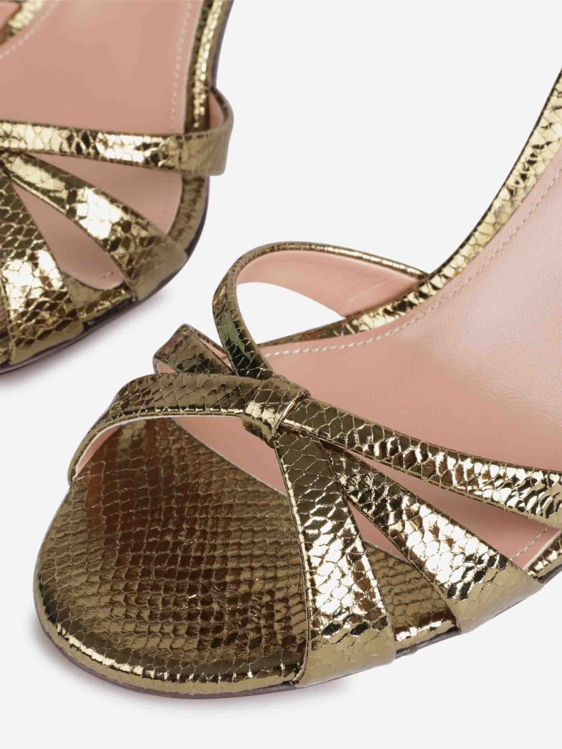 Aquazzura Mujer Barcelona Sandalias Tati 85 color Dorado sku 800-005528 01 - Foto 4