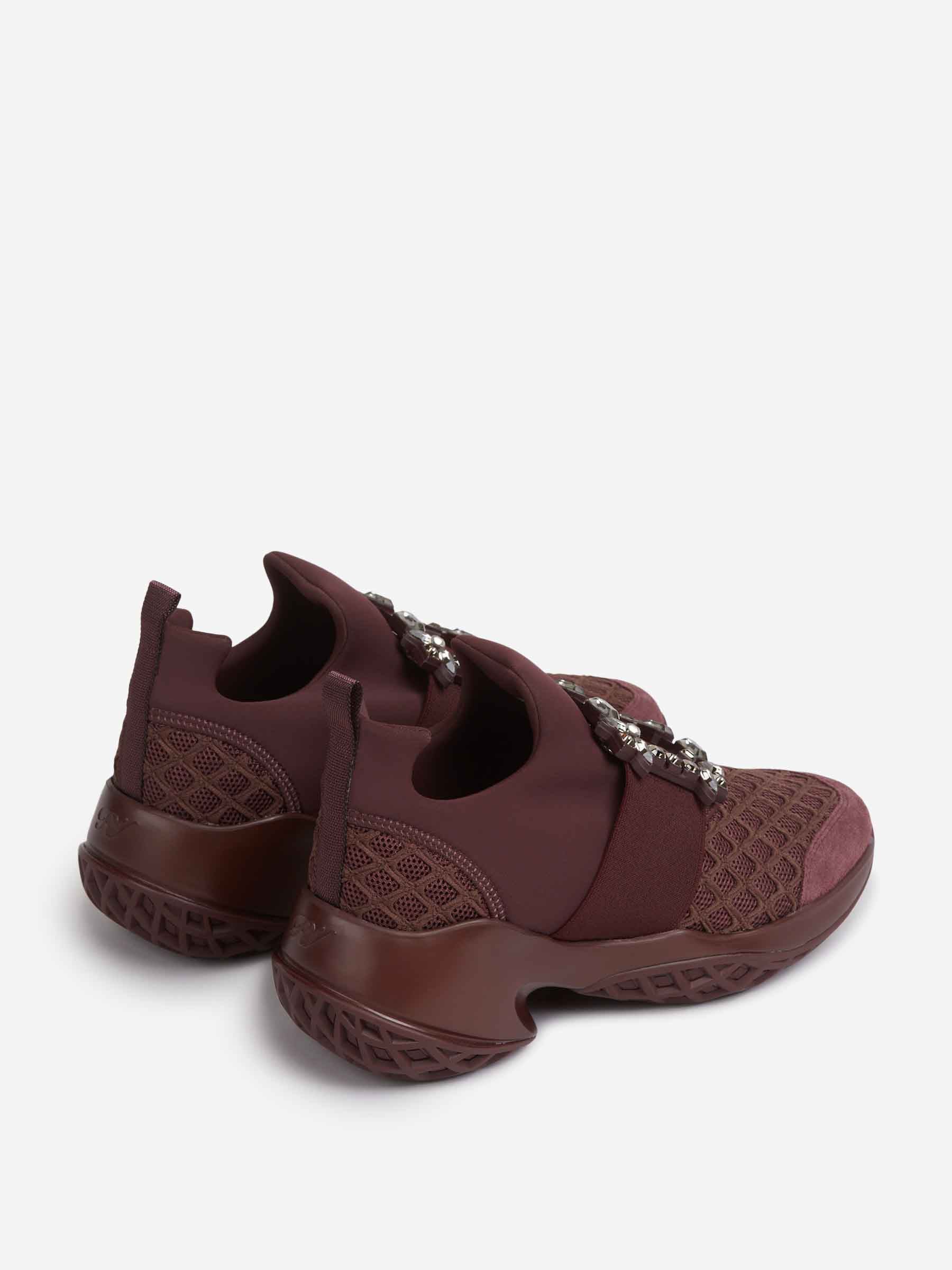 Roger Vivier Mujer Barcelona Sneakers Viv' Run color Burdeos sku 800-005566 01 - Foto 3