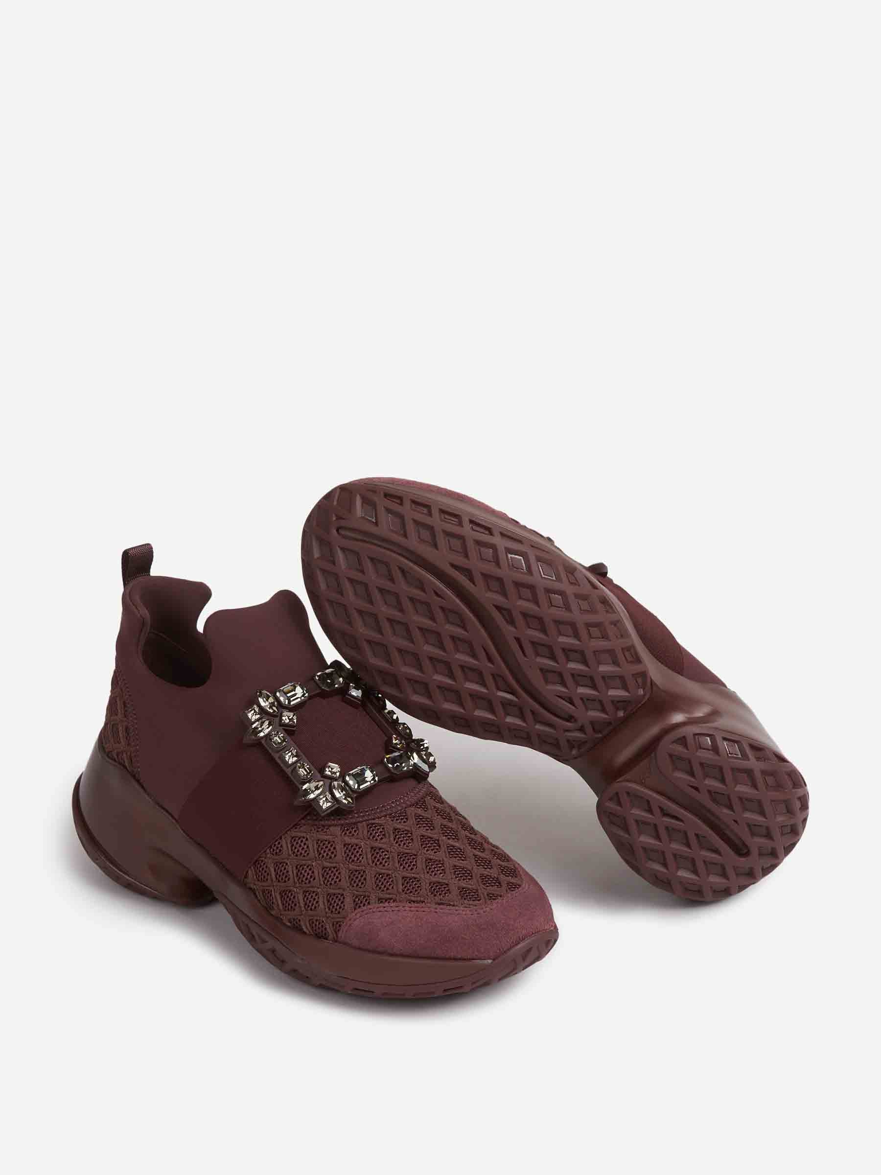 Roger Vivier Mujer Barcelona Sneakers Viv' Run color Burdeos sku 800-005566 01 - Foto 4