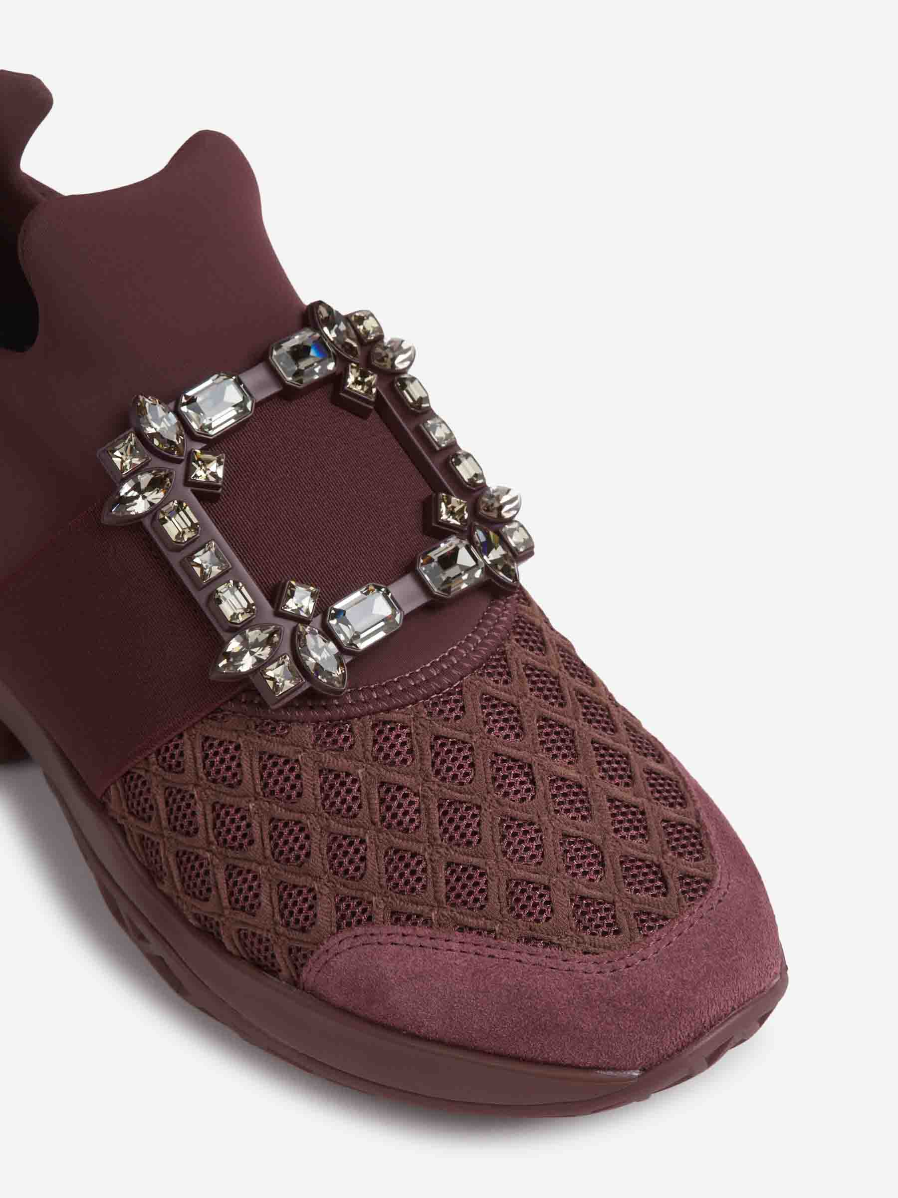 Roger Vivier Mujer Barcelona Sneakers Viv' Run color Burdeos sku 800-005566 01 - Foto 5