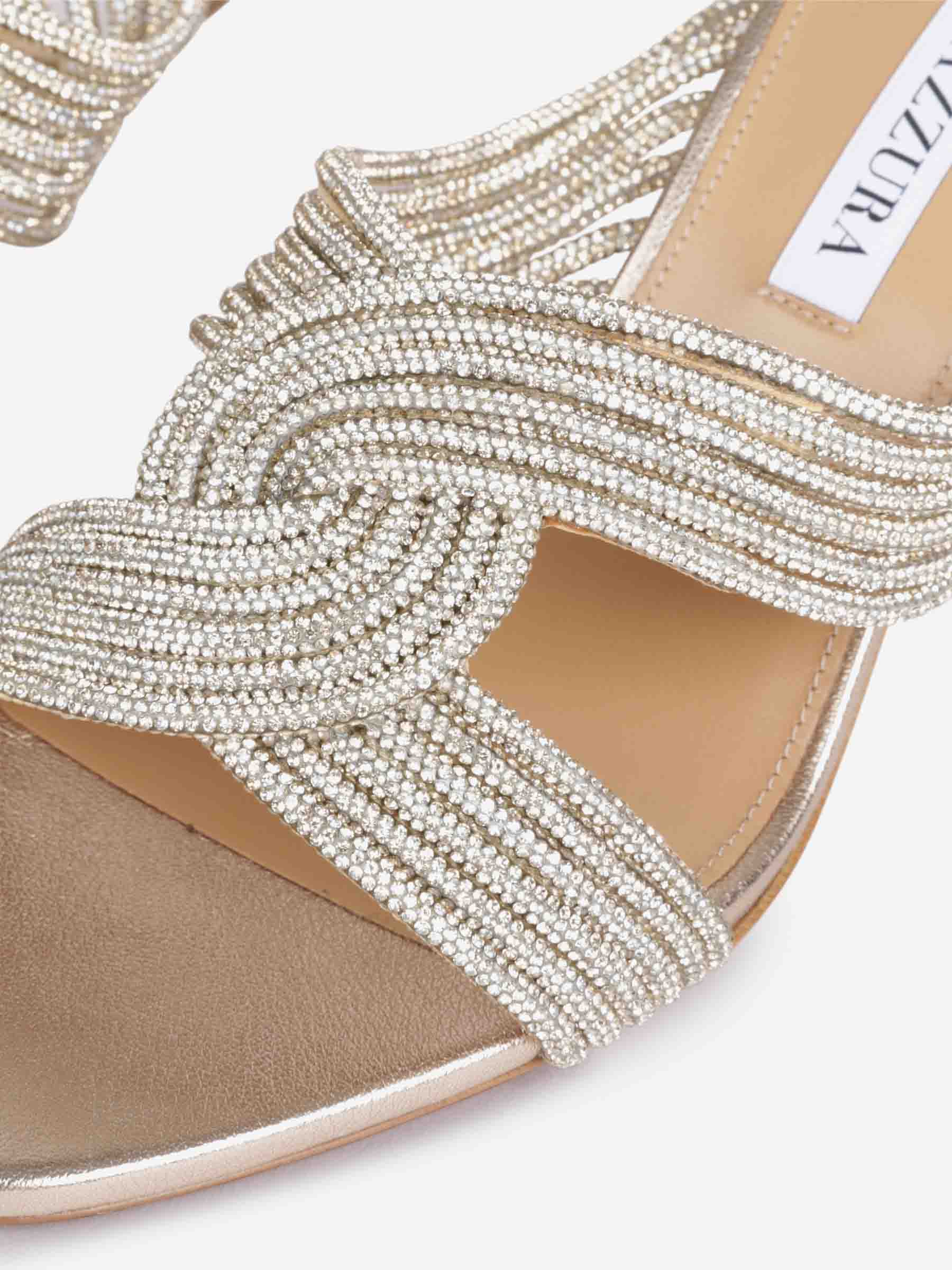 Aquazzura Mujer Barcelona Mules Gatsby 75 color Dorado sku 801-000003 01 - Foto 5