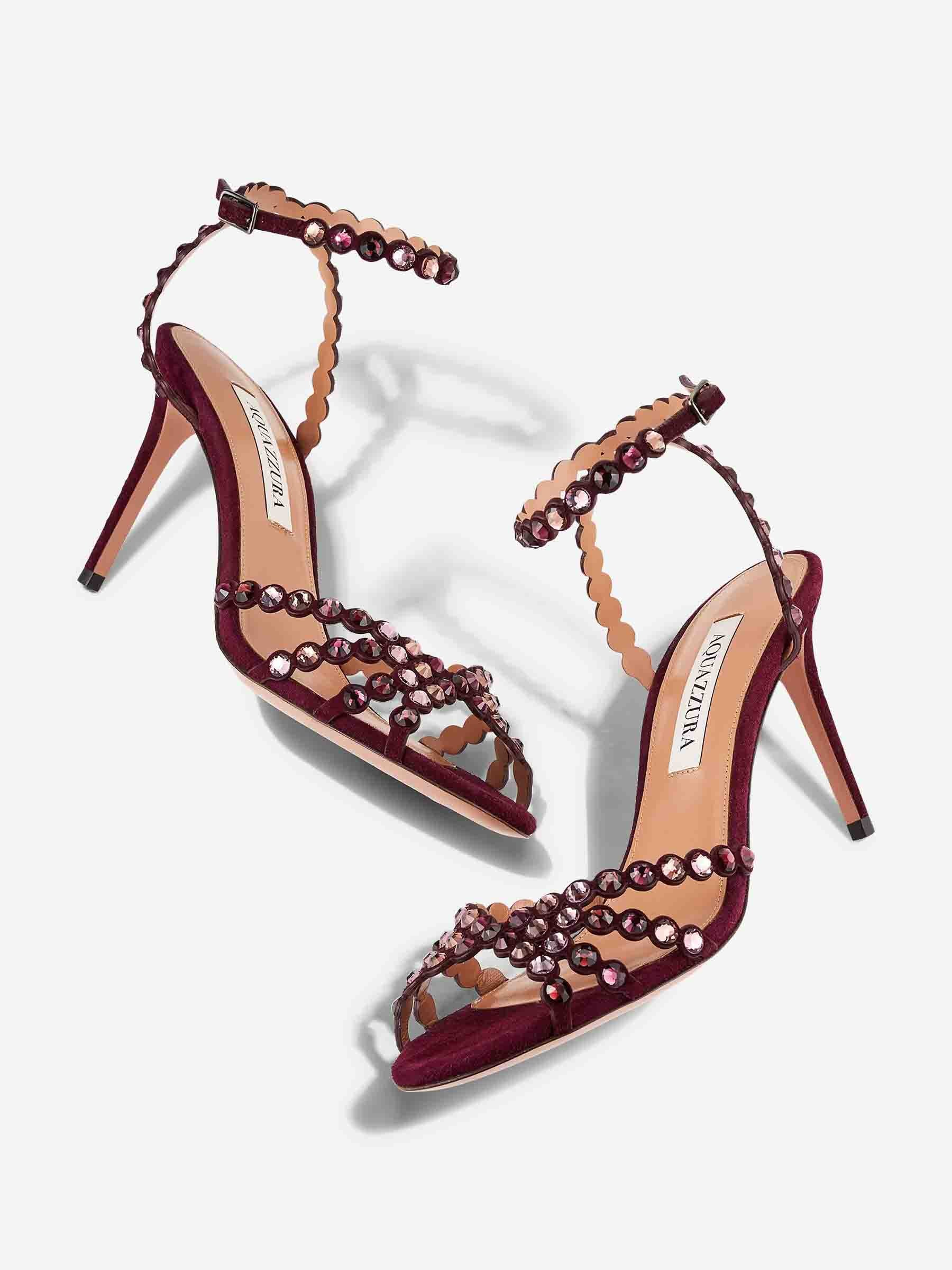 Aquazzura Mujer Barcelona Sandalias Tequila 85 color Burdeos sku 801-000012 01 - Foto 3