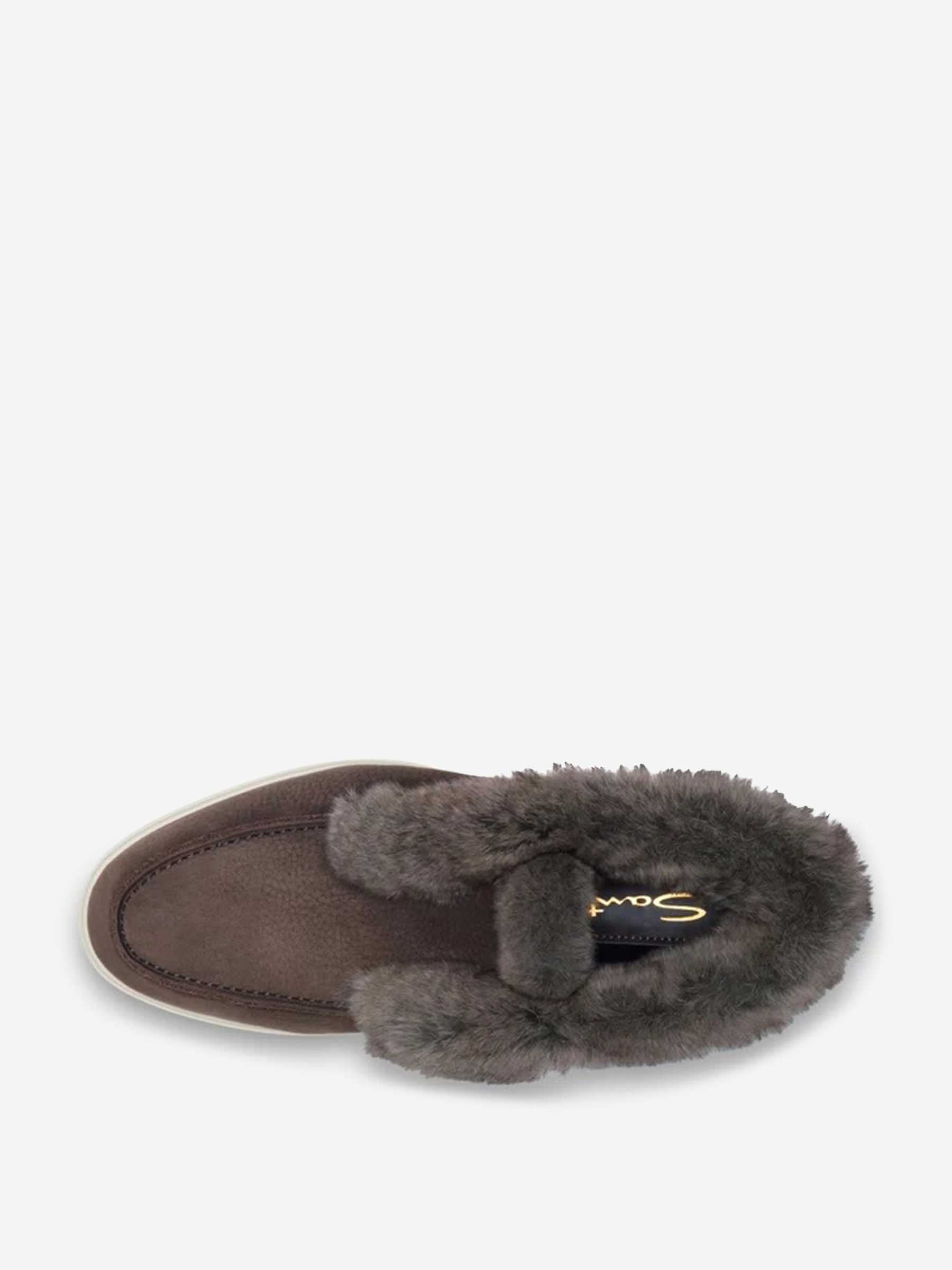 Santoni Mujer Barcelona Botines Desert Nobuck color Crema sku 805-000797 01 - Foto 3