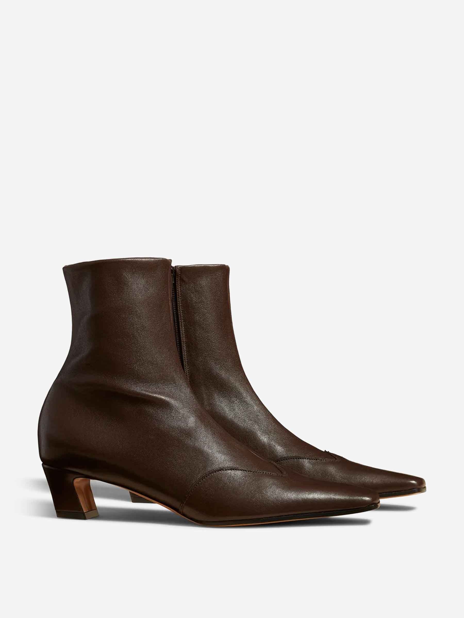 Khaite Mujer Barcelona Botines Vaqueros Nevada color Marrón Oscuro sku 805-000799 01 - Foto 3