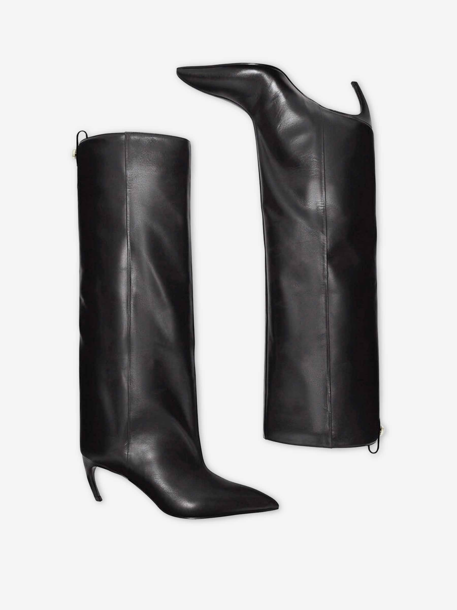 The Attico Mujer Barcelona Botas Lea color Negro sku 805-000816 01 - Foto 3