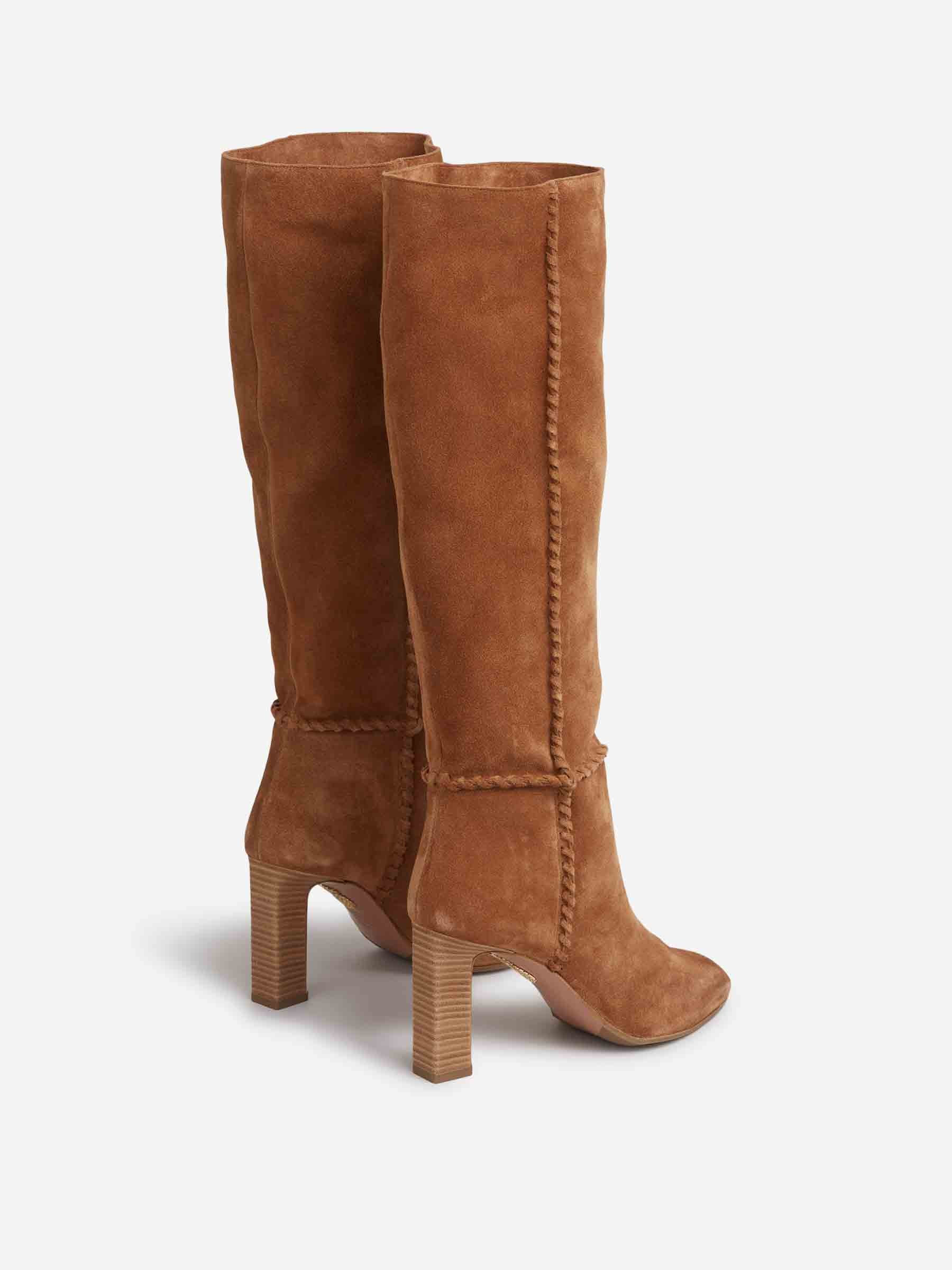 Aquazzura Mujer Barcelona Botas Indy 85 color Camel sku 805-000822 01 - Foto 3