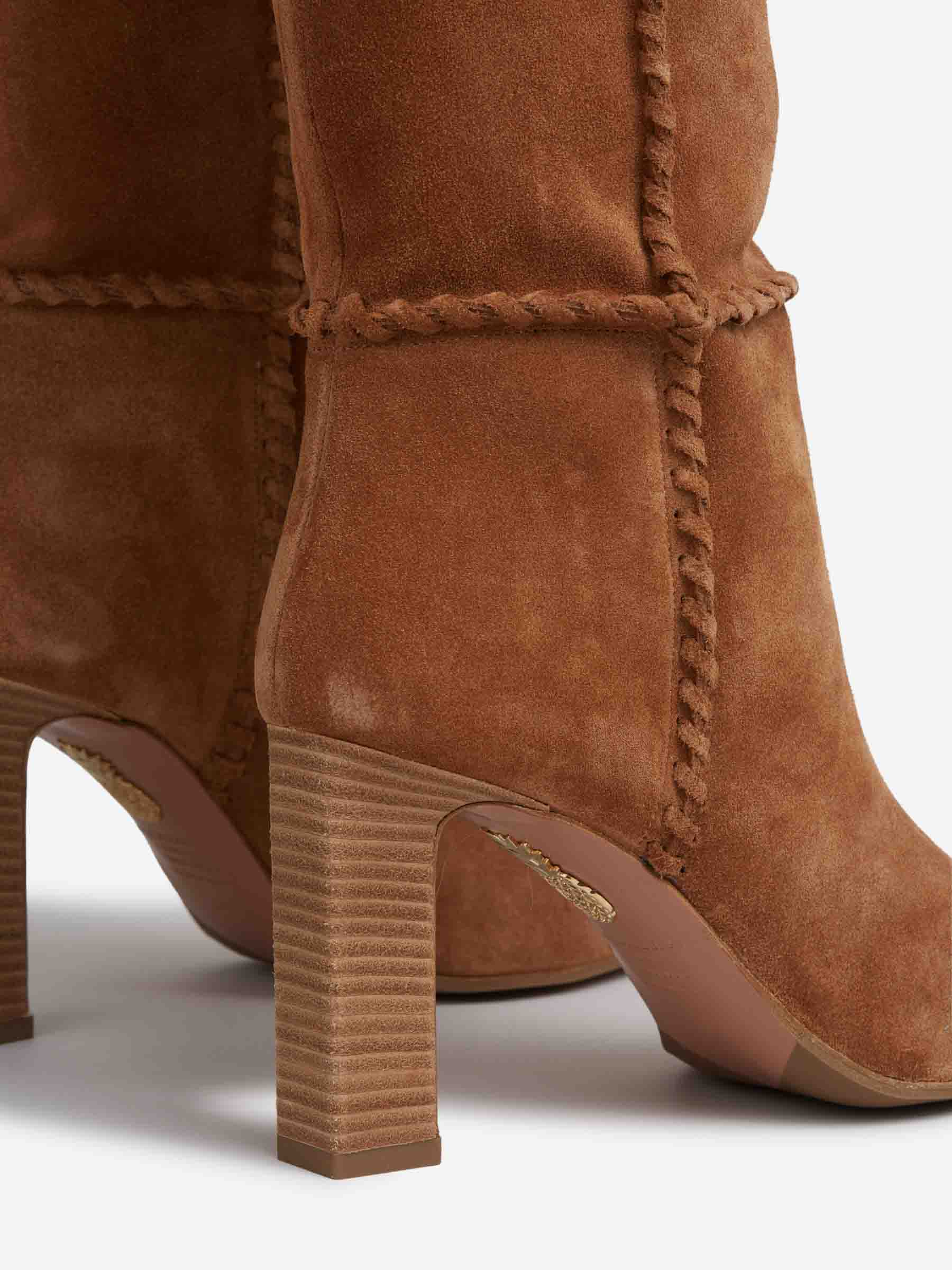 Aquazzura Mujer Barcelona Botas Indy 85 color Camel sku 805-000822 01 - Foto 5