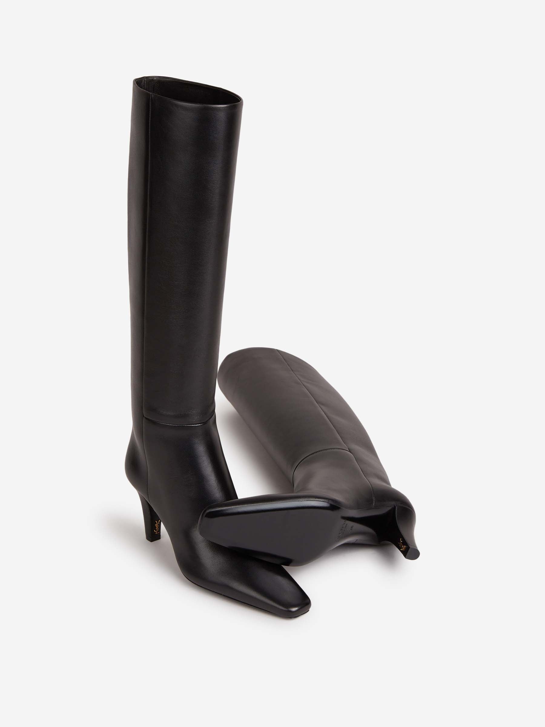 Saint Laurent Mujer Barcelona Botas Jil Punta Piel color Negro sku 805-000827 01 - Foto 4