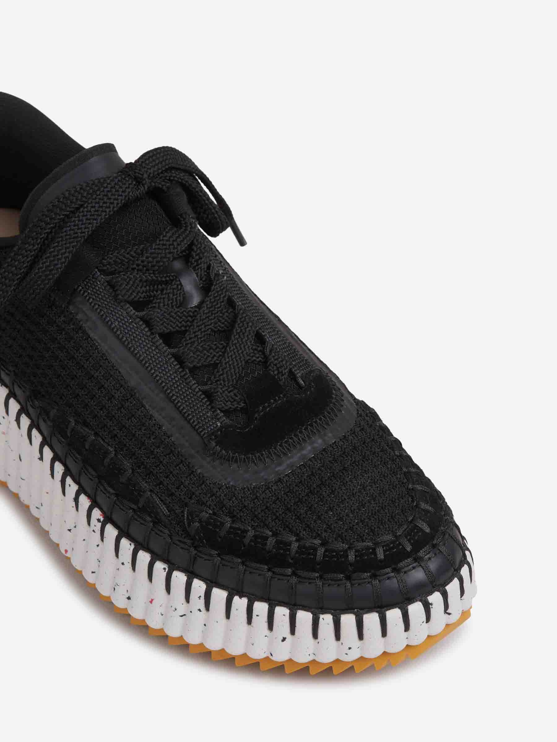 Chloé Mujer Barcelona Sneakers Nama color Blanco Y Negro sku 806-000396 02 - Foto 5