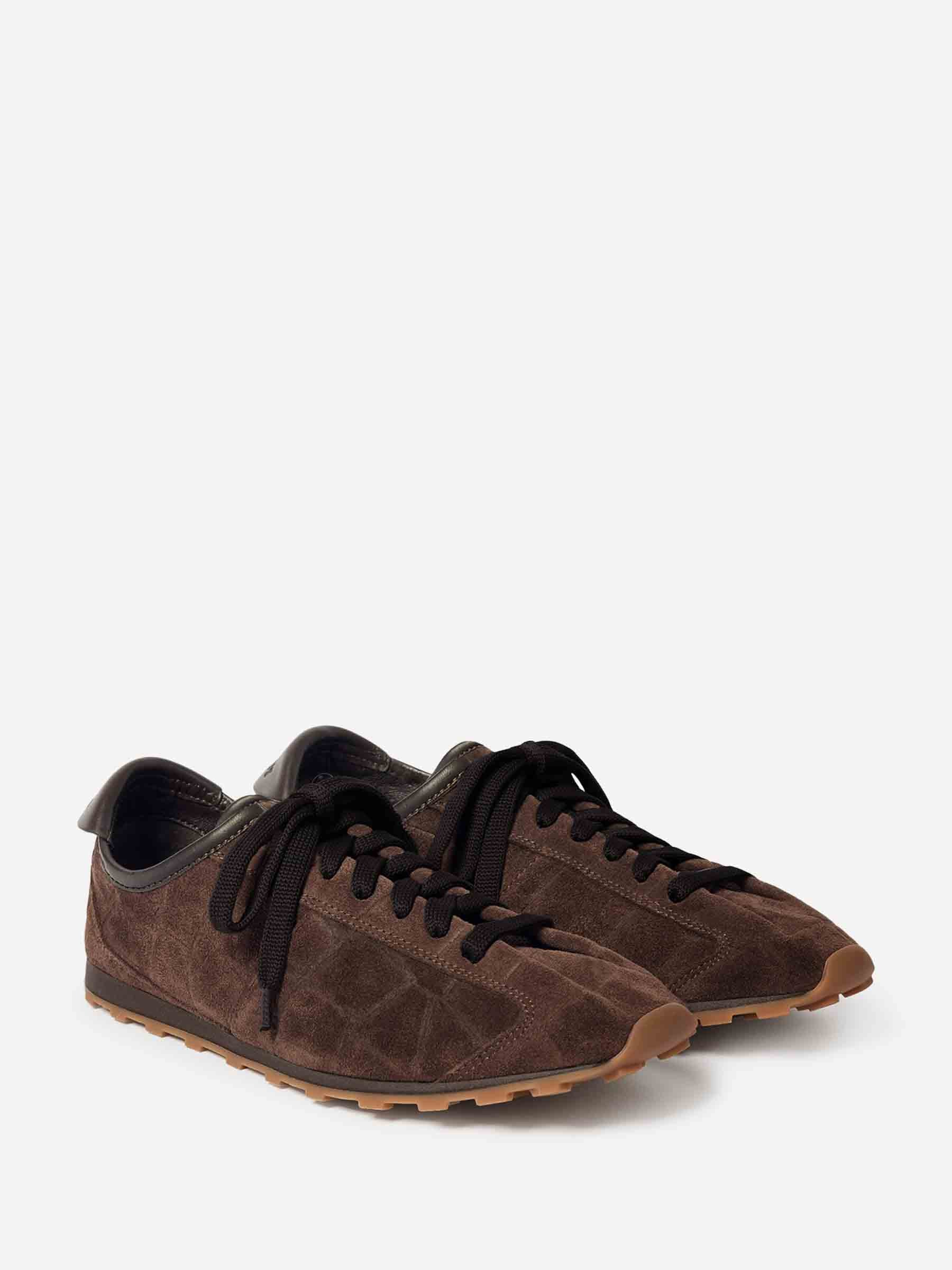 Jacquemus Mujer Barcelona Sneakers Las Tennis color Marrón Oscuro sku 806-000415 01 - Foto 3