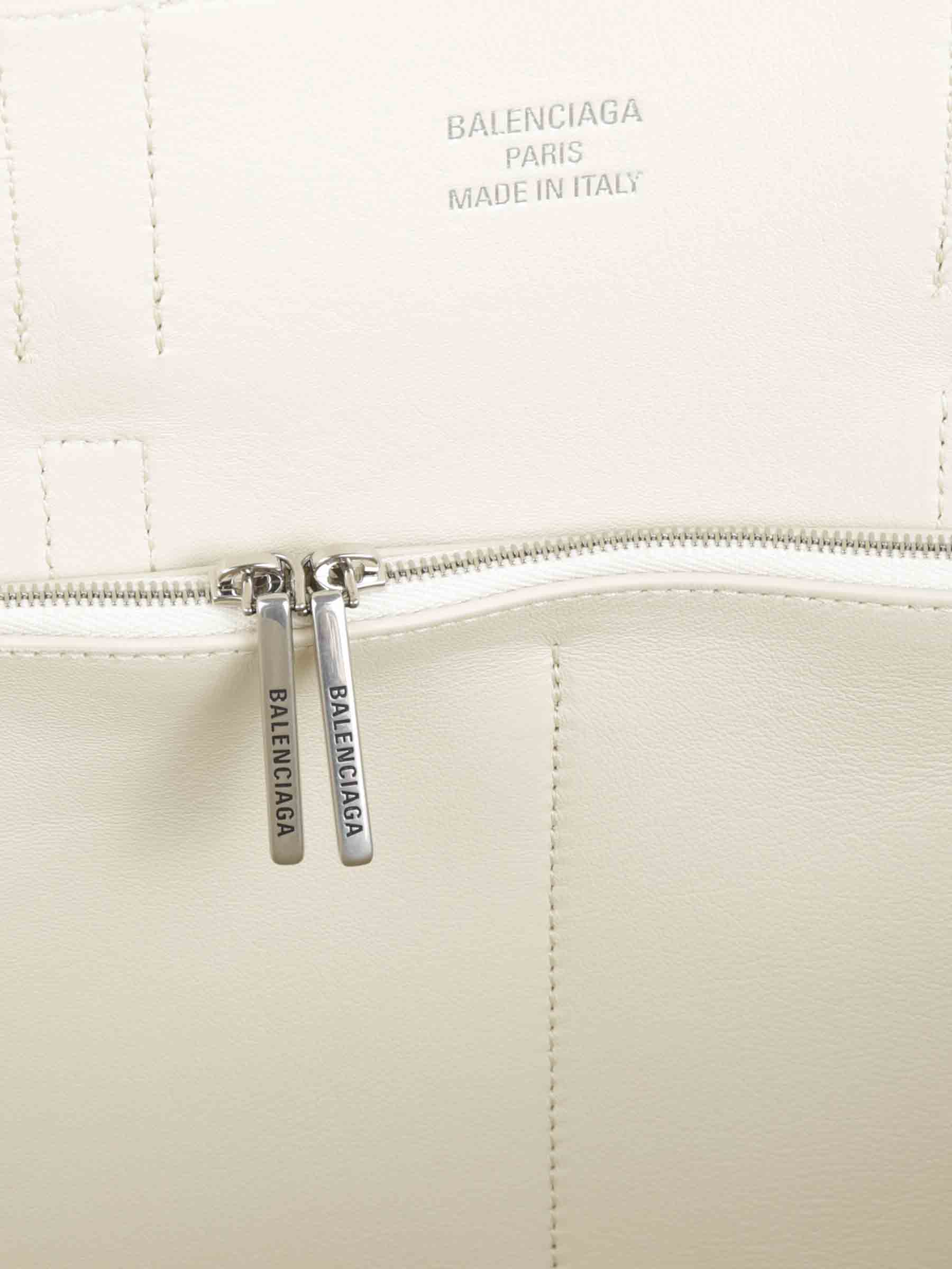 Balenciaga Mujer Barcelona Bolso Hombro Carry All Bel Air color Marfil sku 810-007934 02 - Foto 3