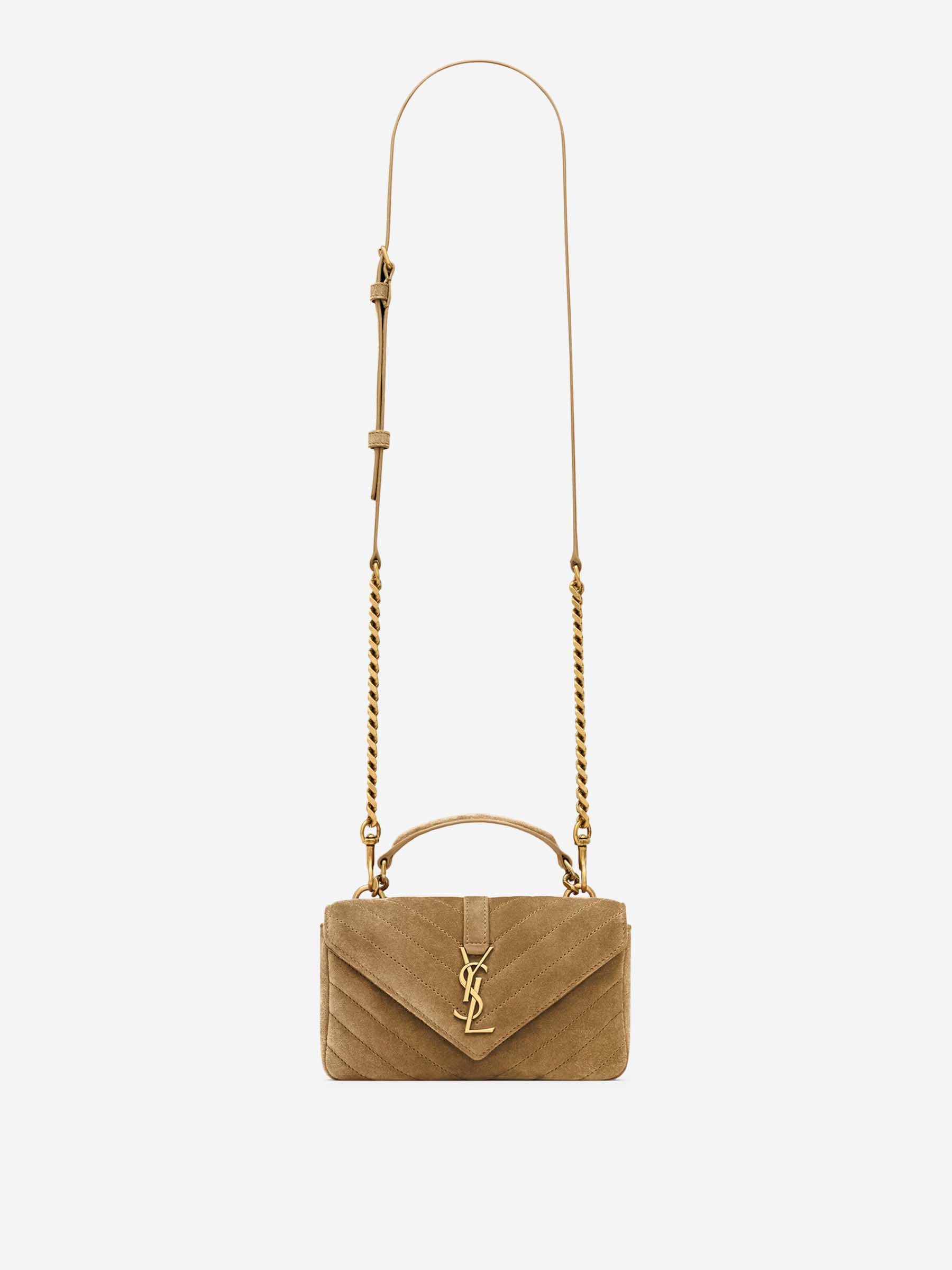 Saint Laurent Mujer Barcelona Bolso College Ante color Camel sku 810-007979 01 - Foto 1