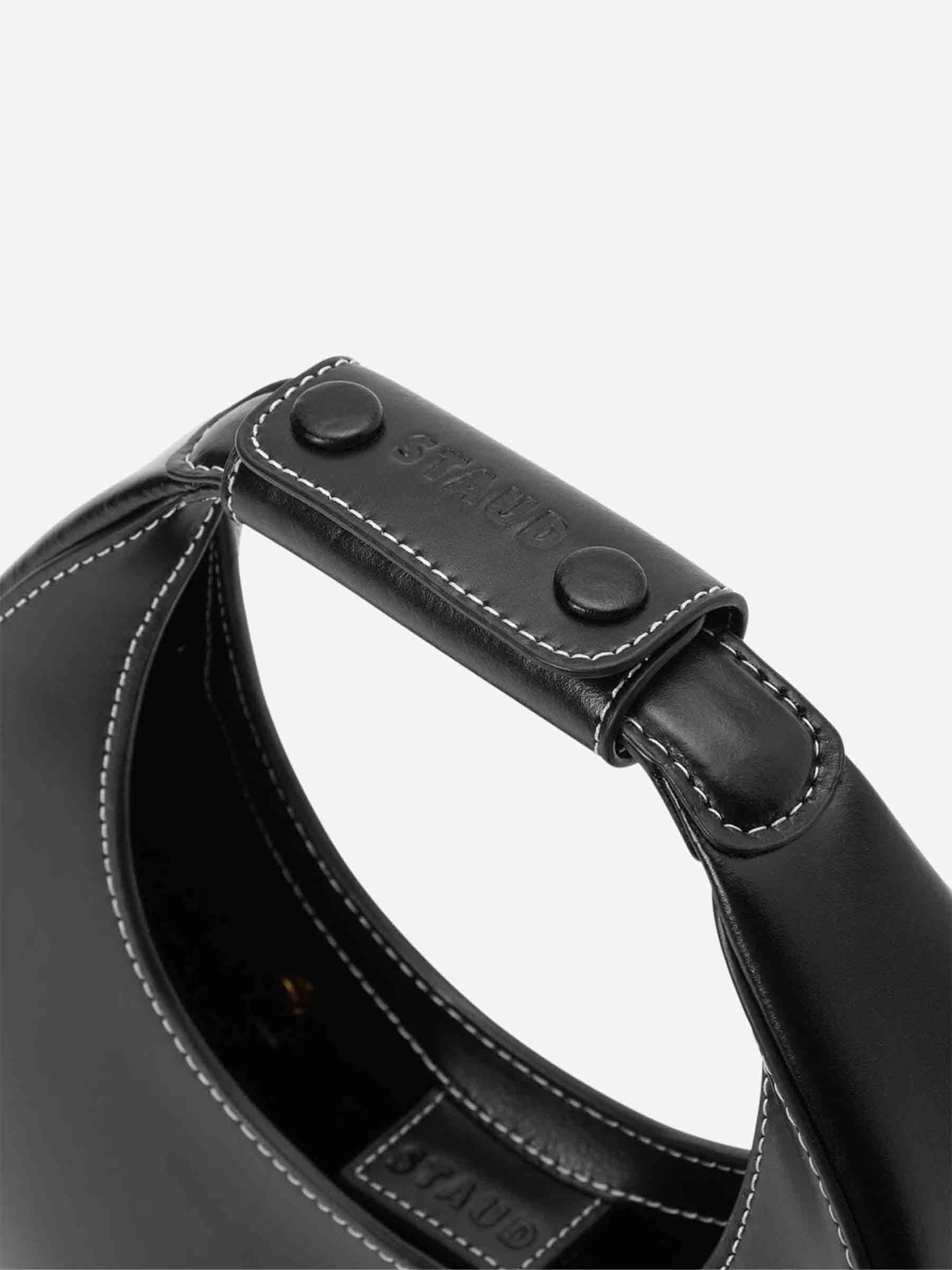 Staud Mujer Barcelona Bolso Mano Mini  Moon Bag color Negro sku 810-008108 00 - Foto 3