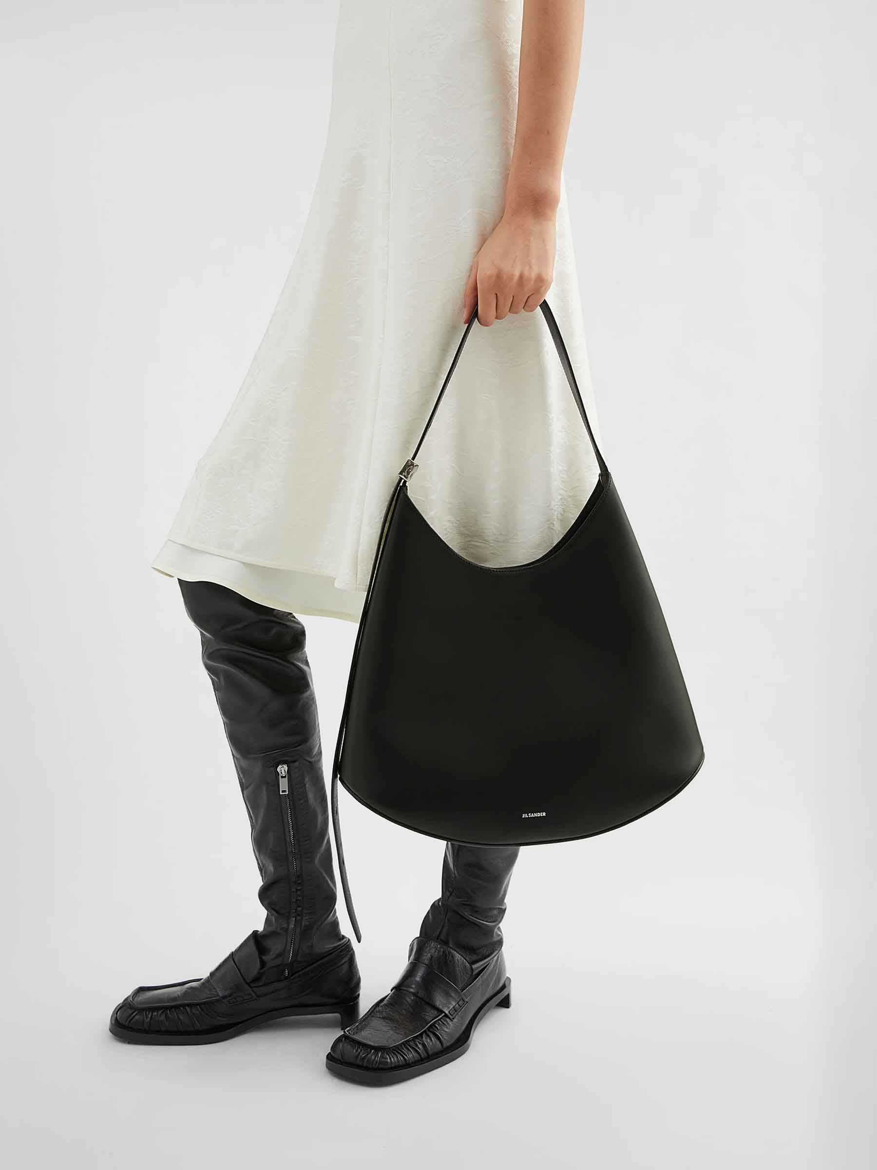 Jil Sander Mujer Barcelona Bolso Hombro Piel color Negro sku 810-008181 01 - Foto 4