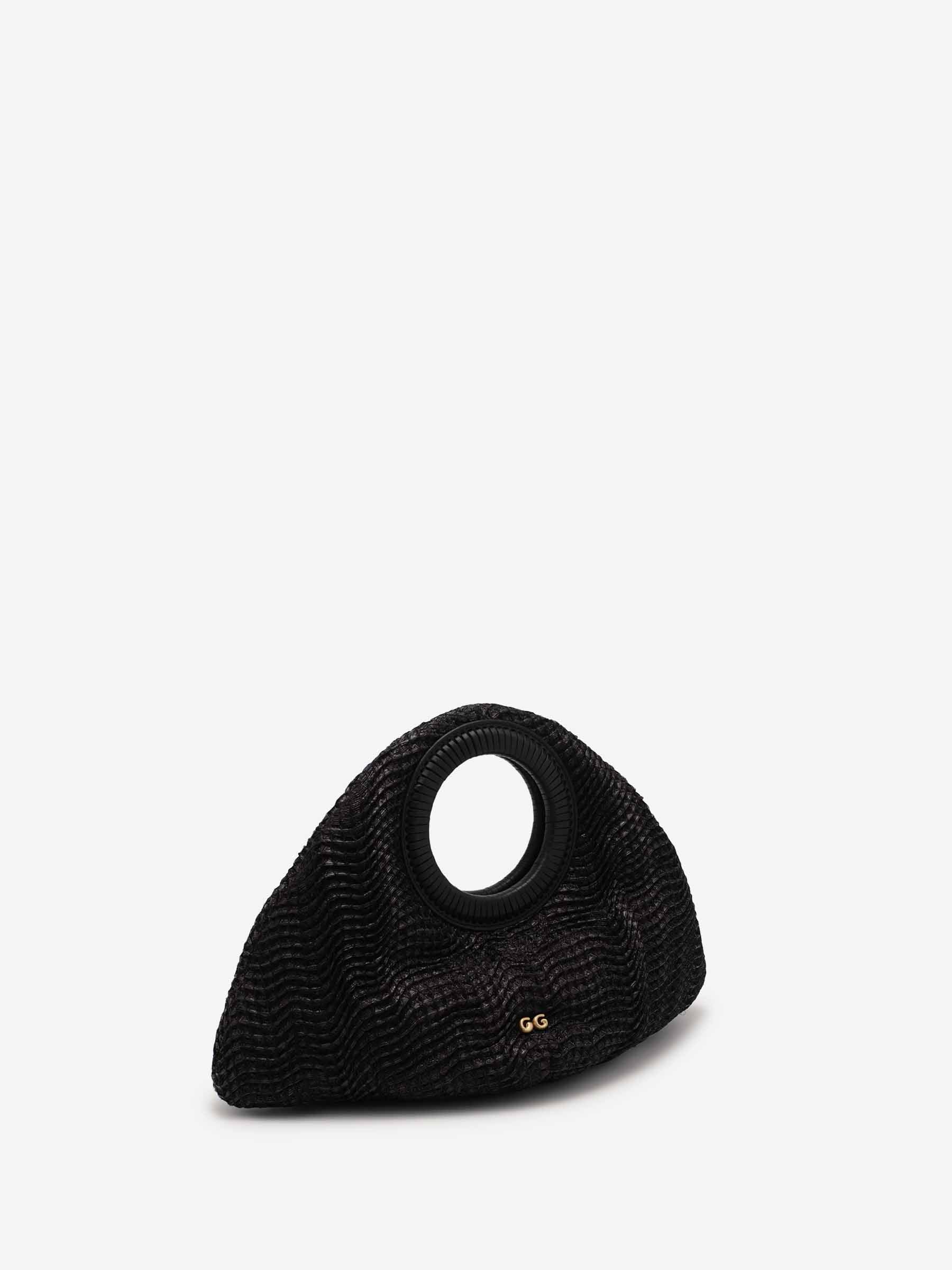 Cult Gaia Mujer Barcelona Bolso Thais Rafia color Negro sku 810-008214 01 - Foto 3