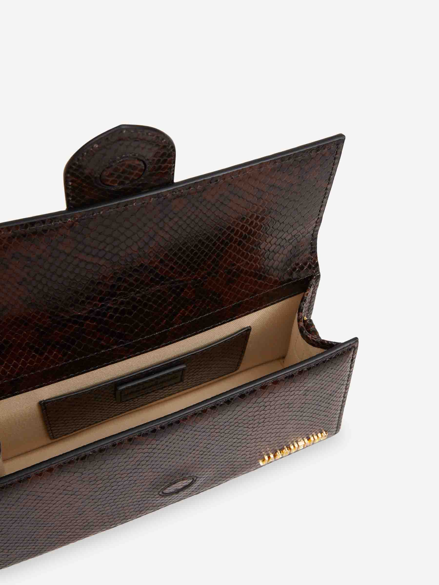 Jacquemus Mujer Barcelona Bolso Le Gran Bambino color Serpiente sku 810-008254 01 - Foto 3