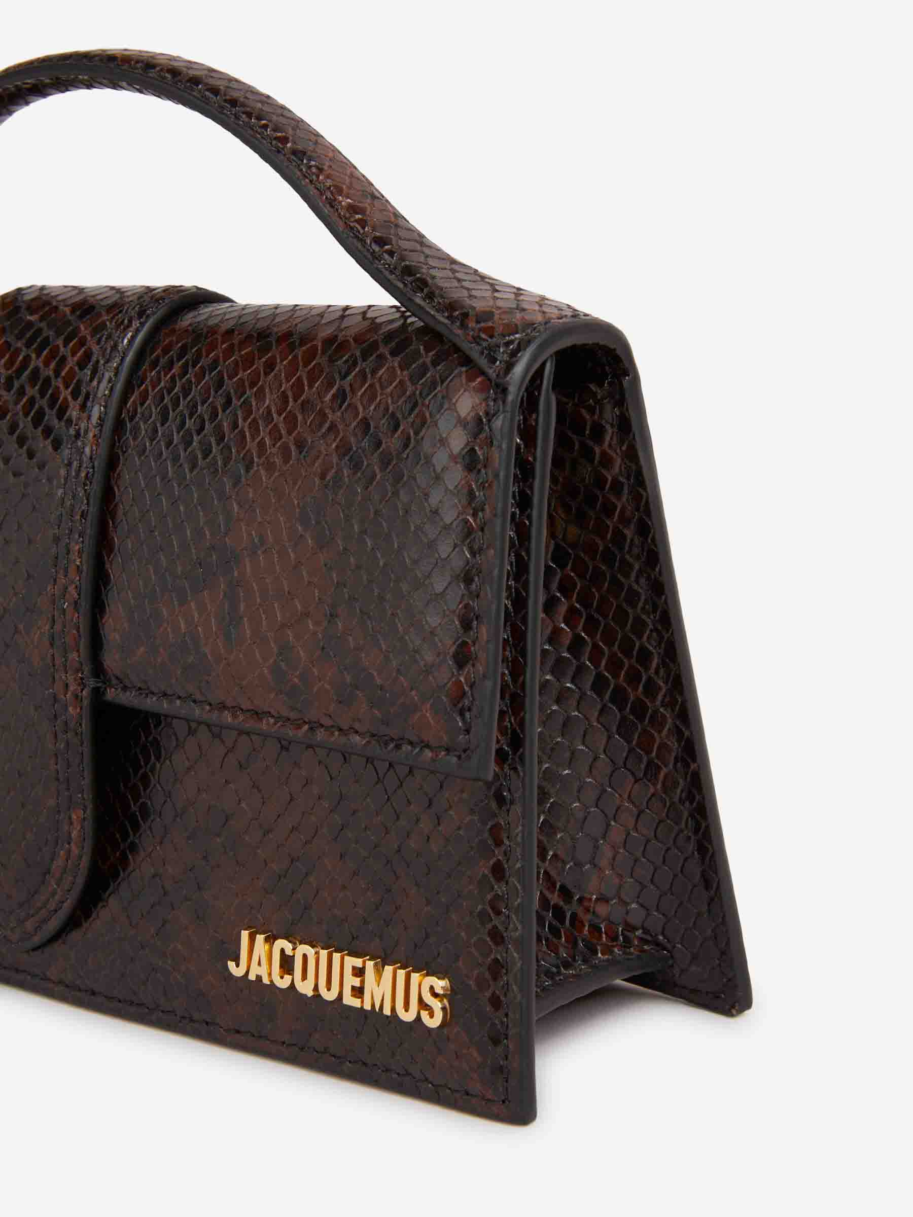Jacquemus Mujer Barcelona Bolso Le Gran Bambino color Serpiente sku 810-008254 01 - Foto 4