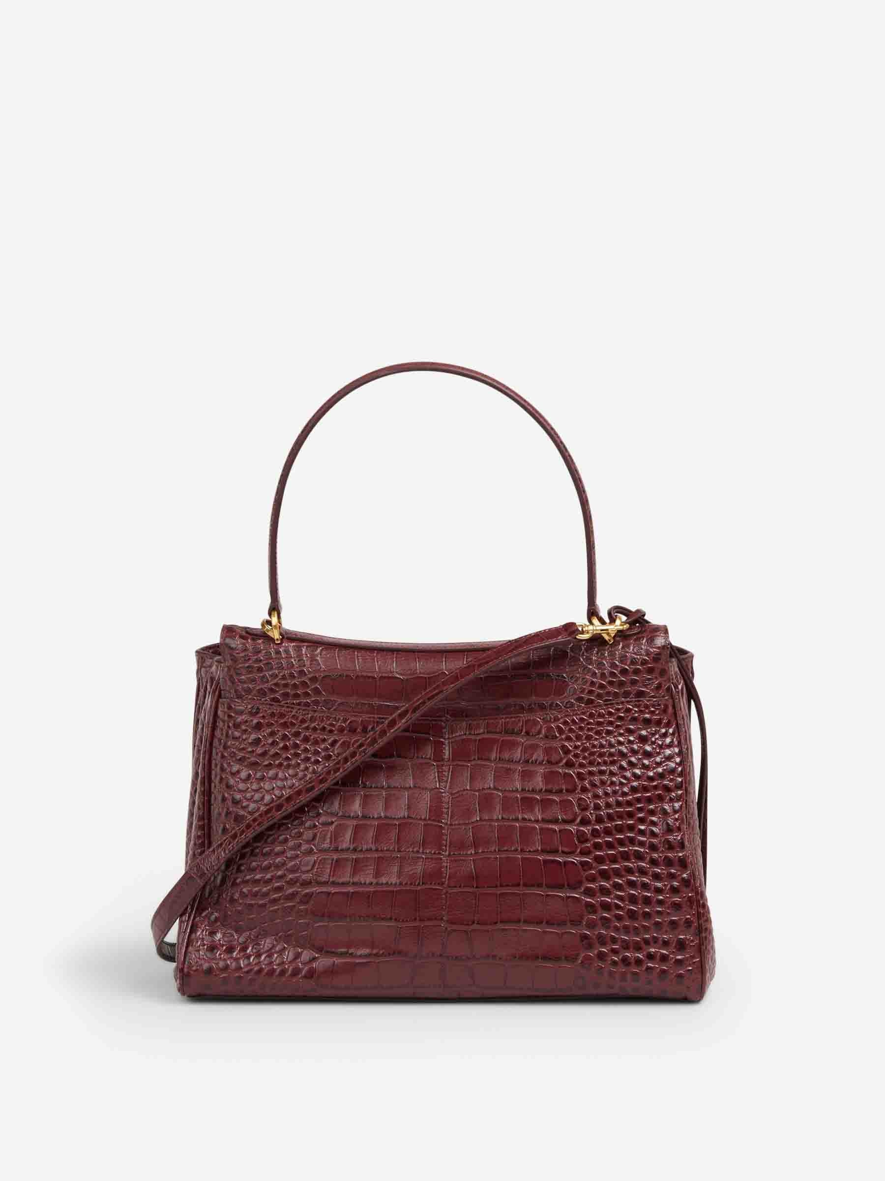 Balenciaga Mujer Barcelona Bolso Mano Rodeo color Burdeos sku 810-008287 01 - Foto 3