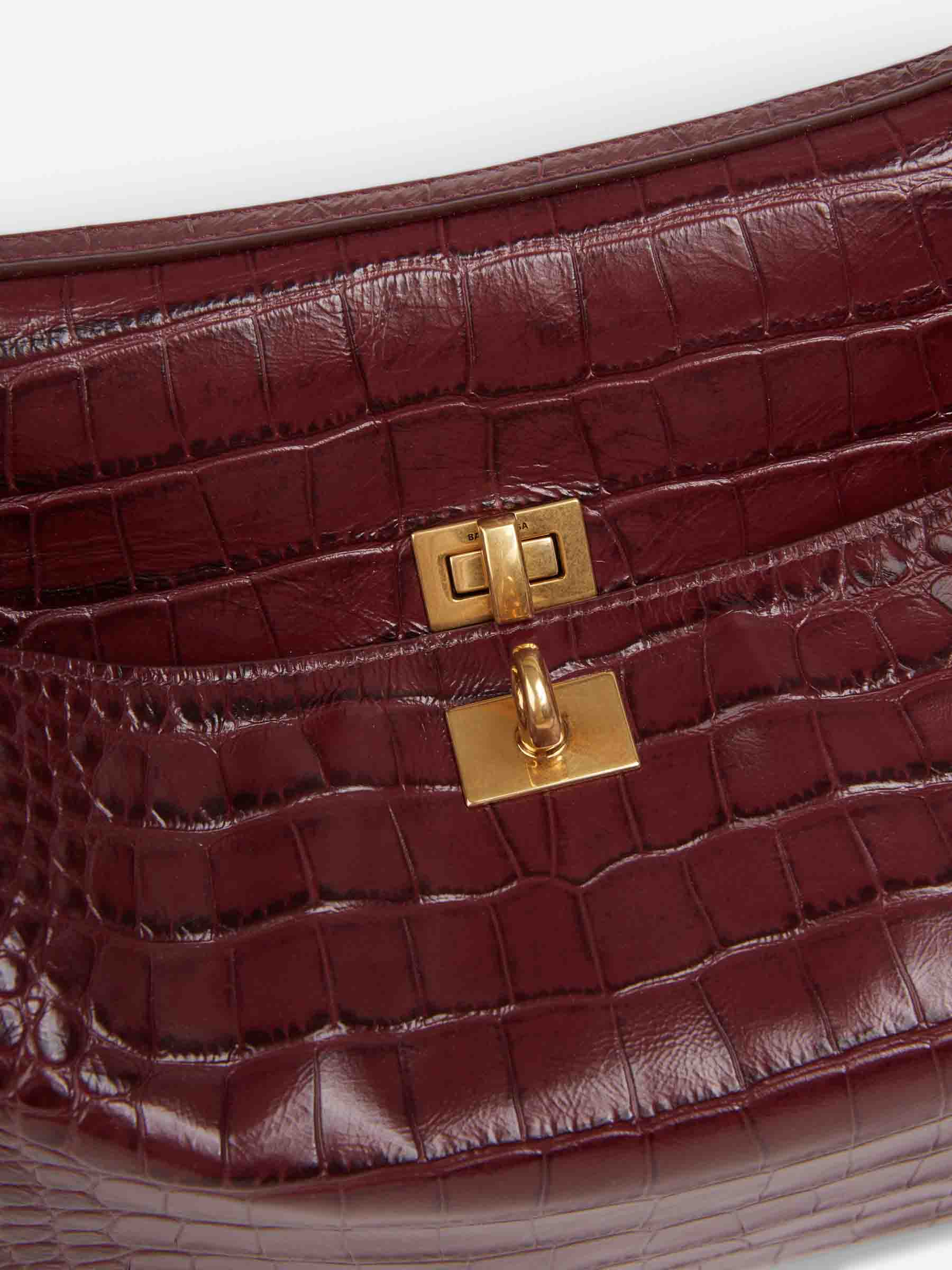 Balenciaga Mujer Barcelona Bolso Mano Rodeo color Burdeos sku 810-008287 01 - Foto 5