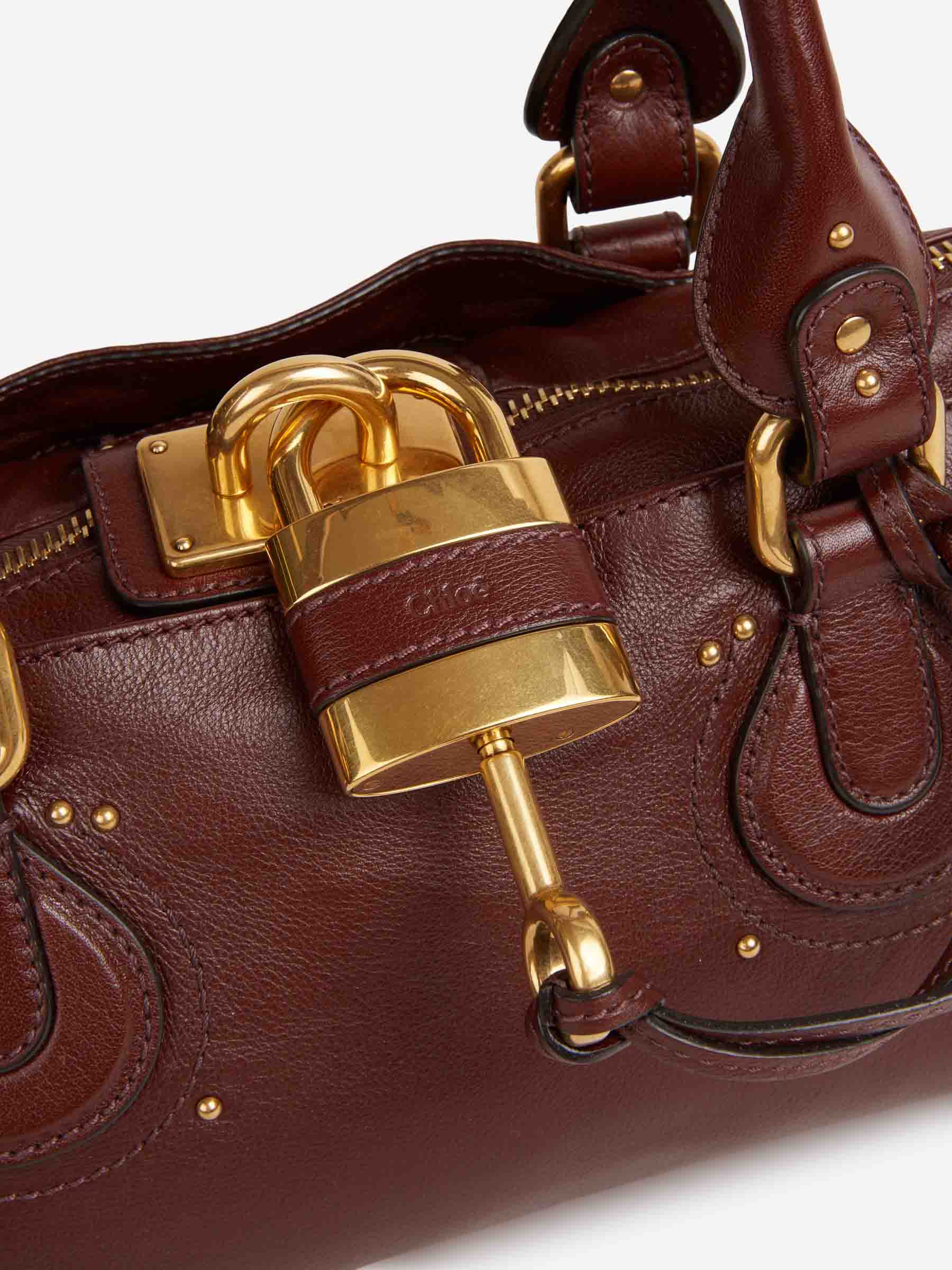 Chloé Mujer Barcelona Bolso Paddington color Burdeos sku 810-008316 02 - Foto 5