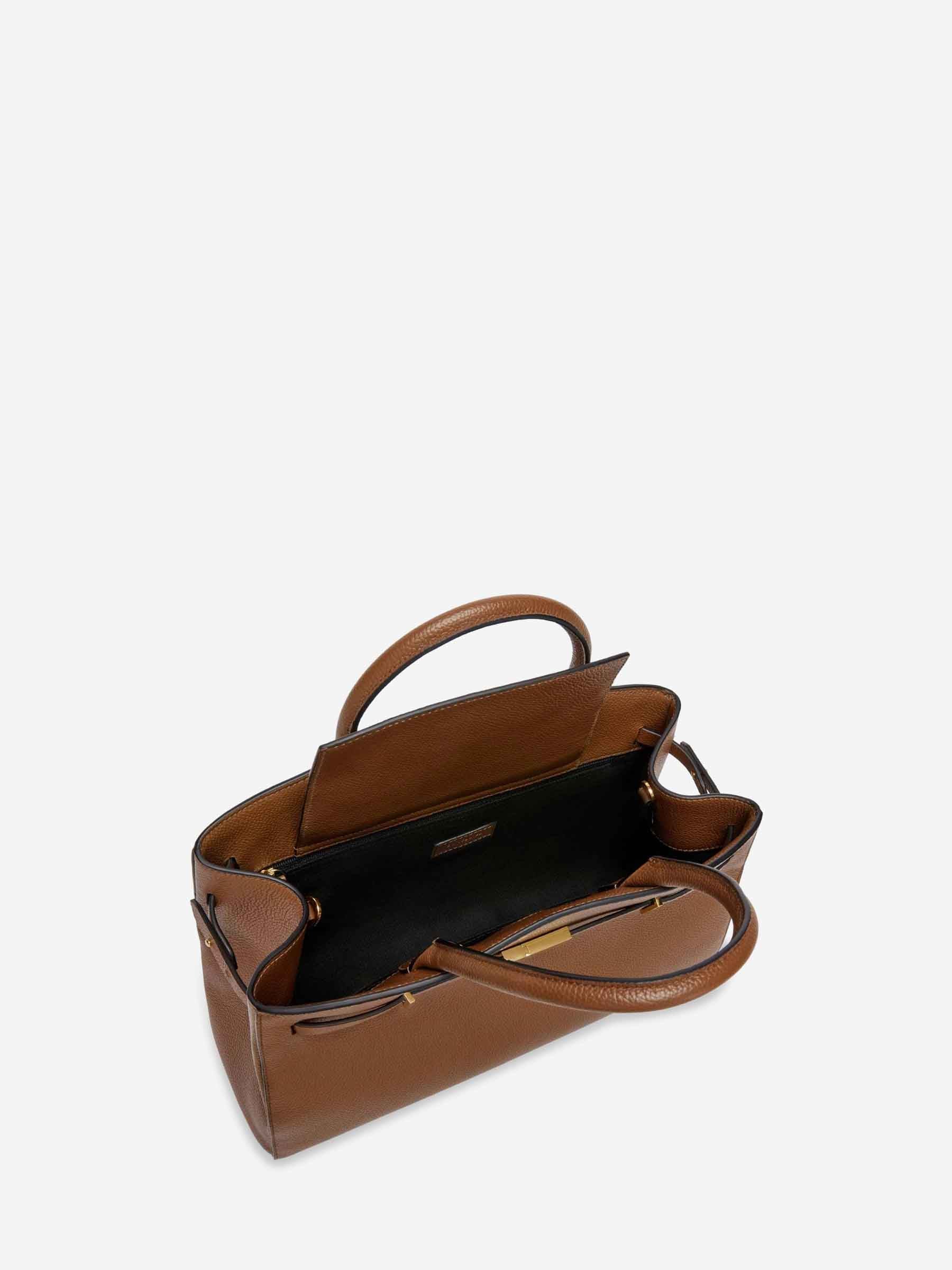 DeMellier Mujer Barcelona Bolso The Midi Hudson color Marrón sku 810-008490 02 - Foto 4