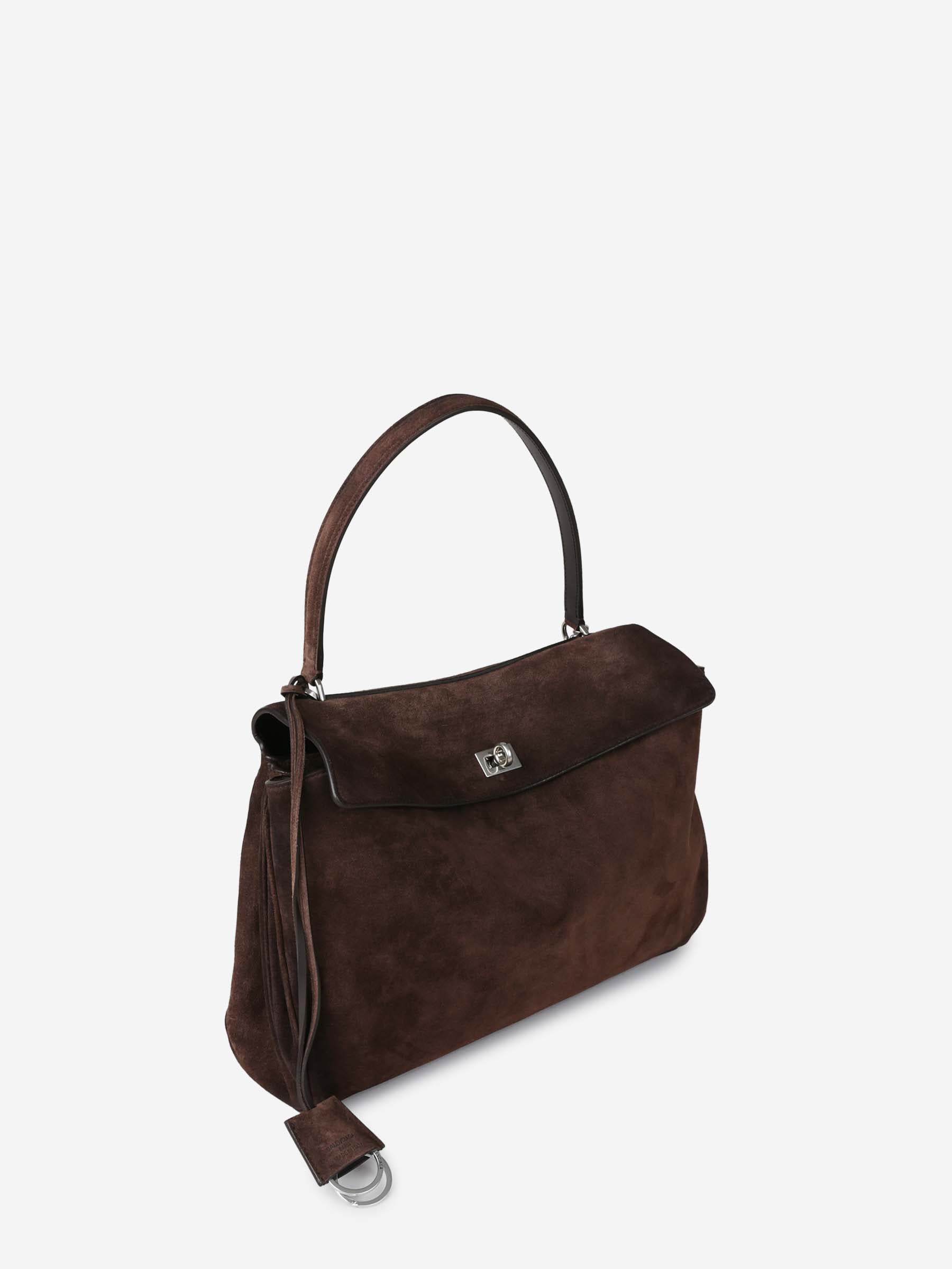 Balenciaga Mujer Barcelona Bolso Rodeo Medium color Marrón Oscuro sku 812-000005 01 - Foto 3