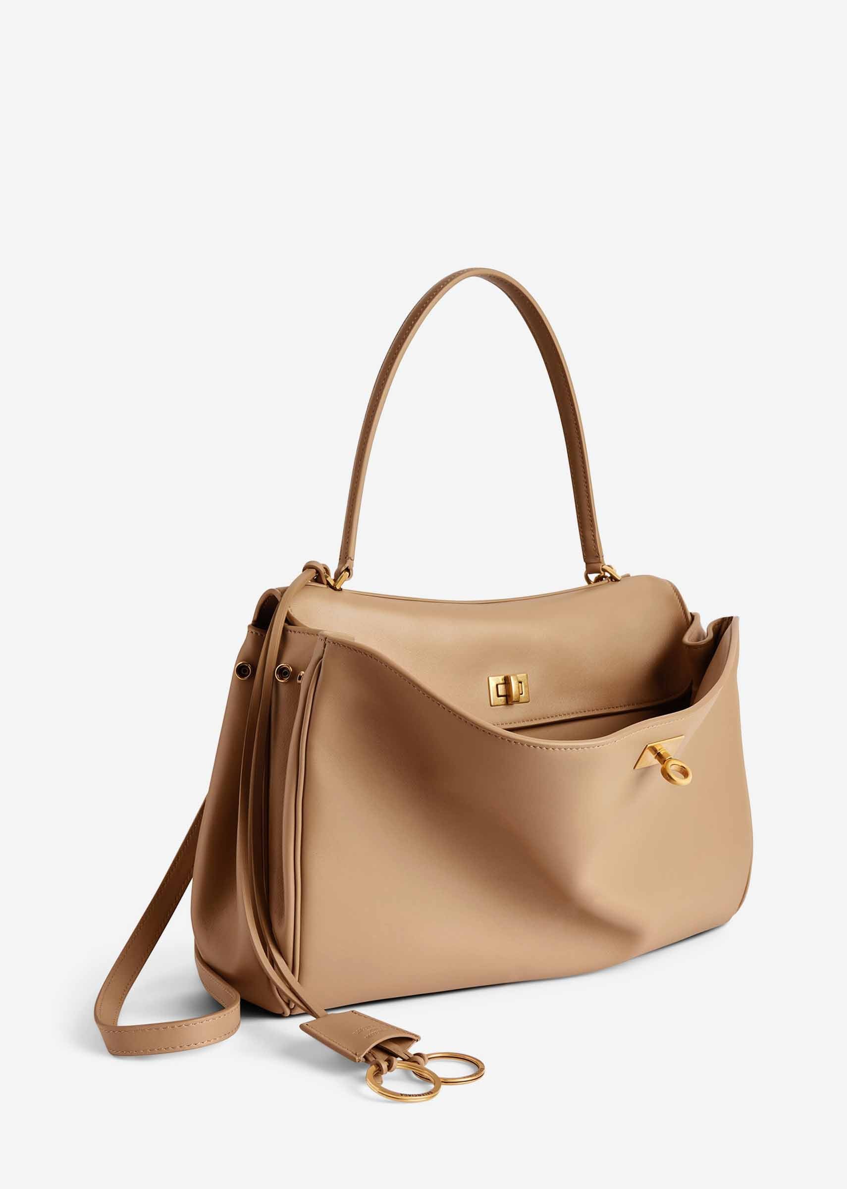 Balenciaga Mujer Barcelona Bolso De Mano Rodeo Mediano color Crema sku 812-000006 02 - Foto 4