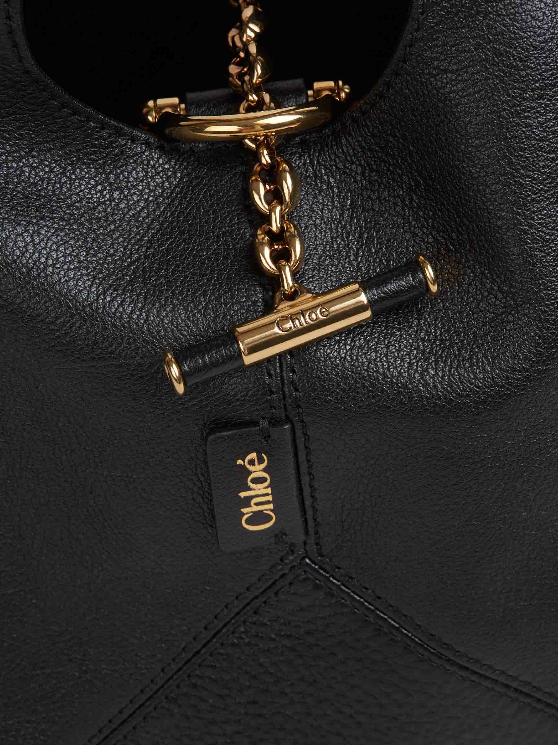 Chloé Mujer Barcelona Bolso Tote Balloon Mini color Negro sku 812-000009 01 - Foto 5
