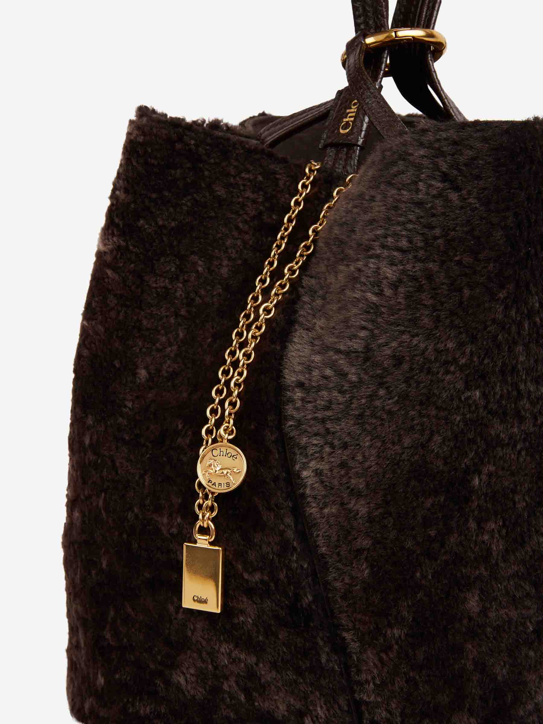 Chloé Mujer Barcelona Bolso Mini Spin color Marrón Oscuro sku 812-000011 01 - Foto 6