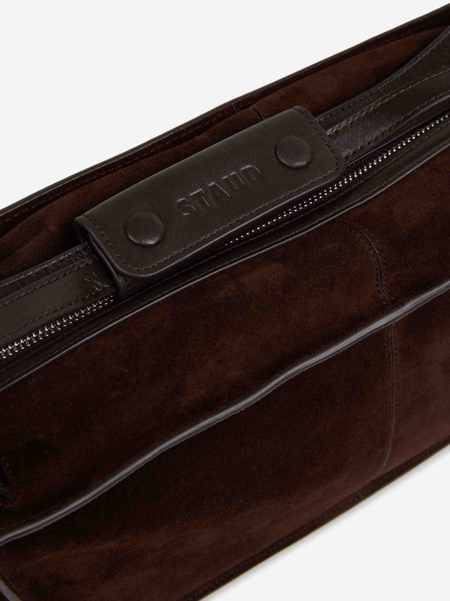 Staud Mujer Barcelona Bolsa Harold Suede color Negro sku 814-000052 01 - Foto 5