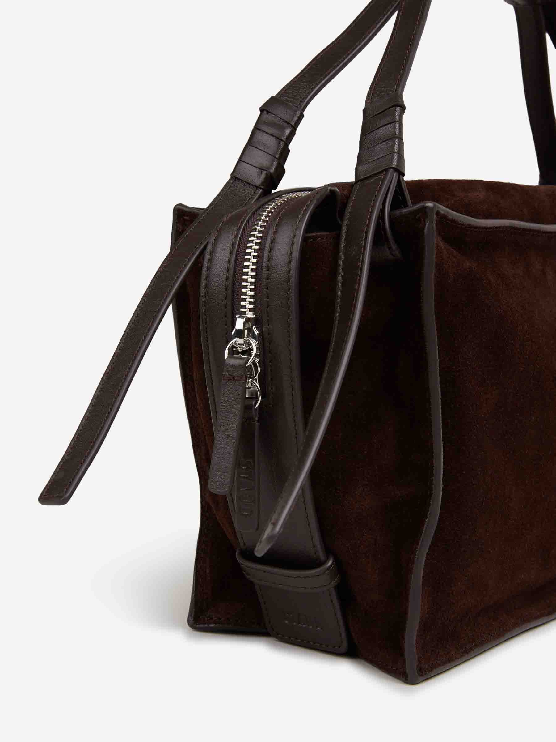 Staud Mujer Barcelona Bolsa Harold Suede color Negro sku 814-000052 01 - Foto 6