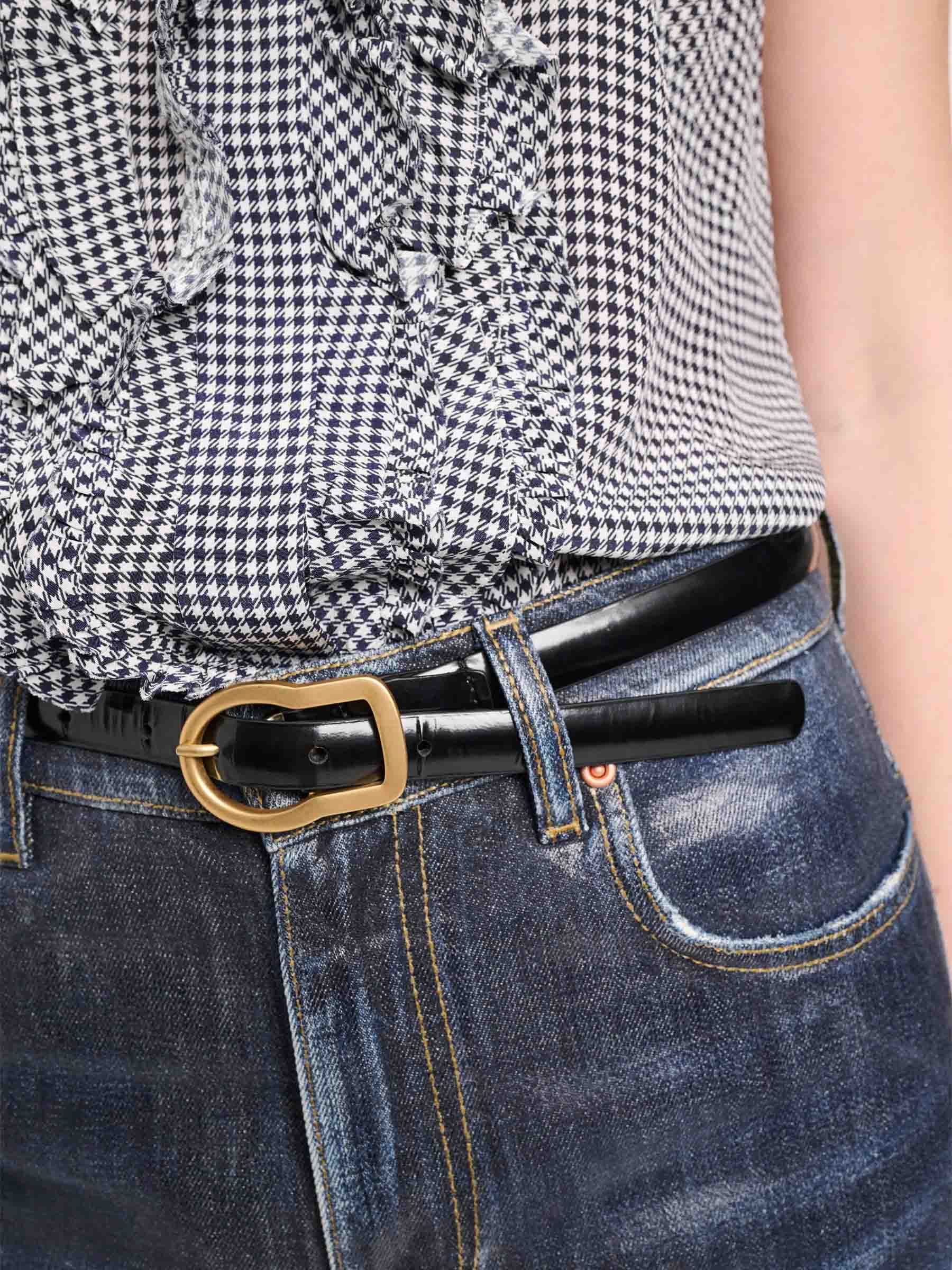 Dorothee Schumacher Mujer Barcelona Cinturón Signature Shine color Negro sku 830-000377 01 - Foto 6