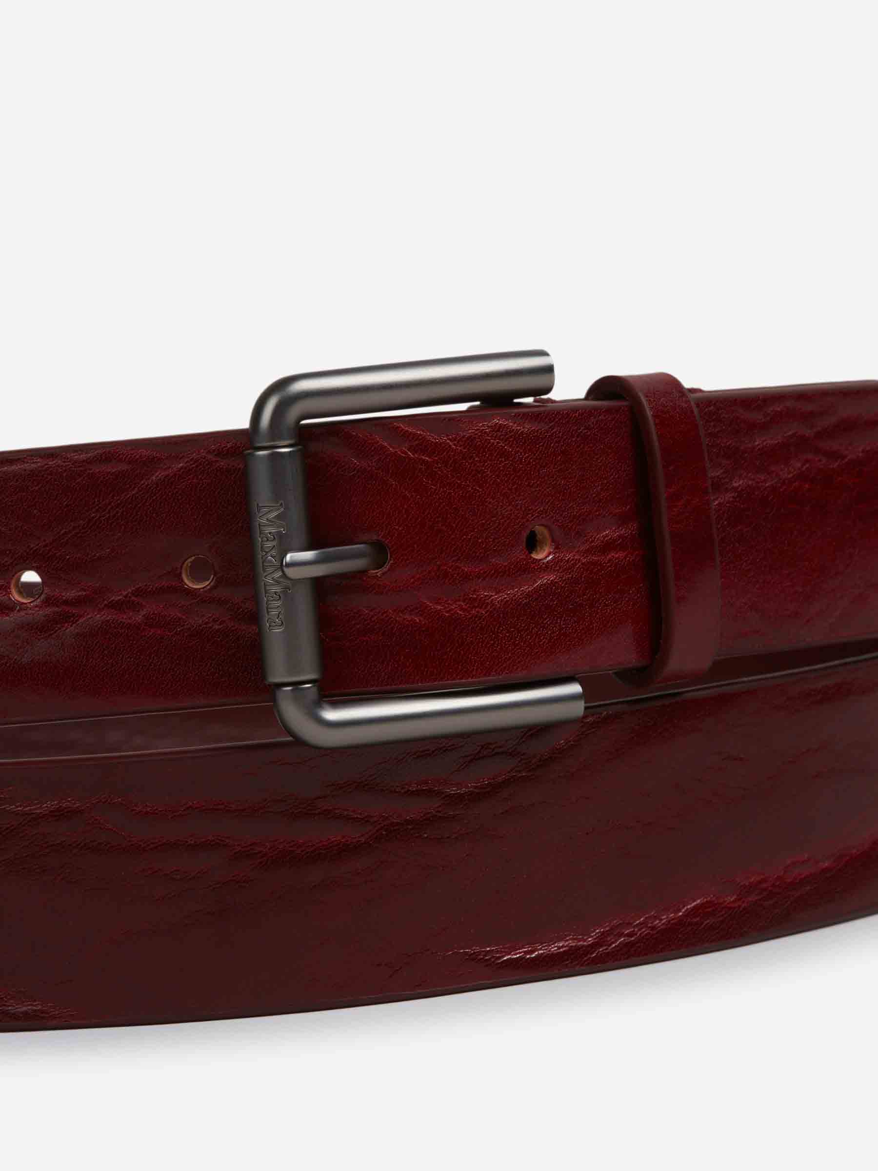 Max Mara Mujer Barcelona Cinturón Piel Lisa color Rosa Envejecido sku 830-000404 01 - Foto 3