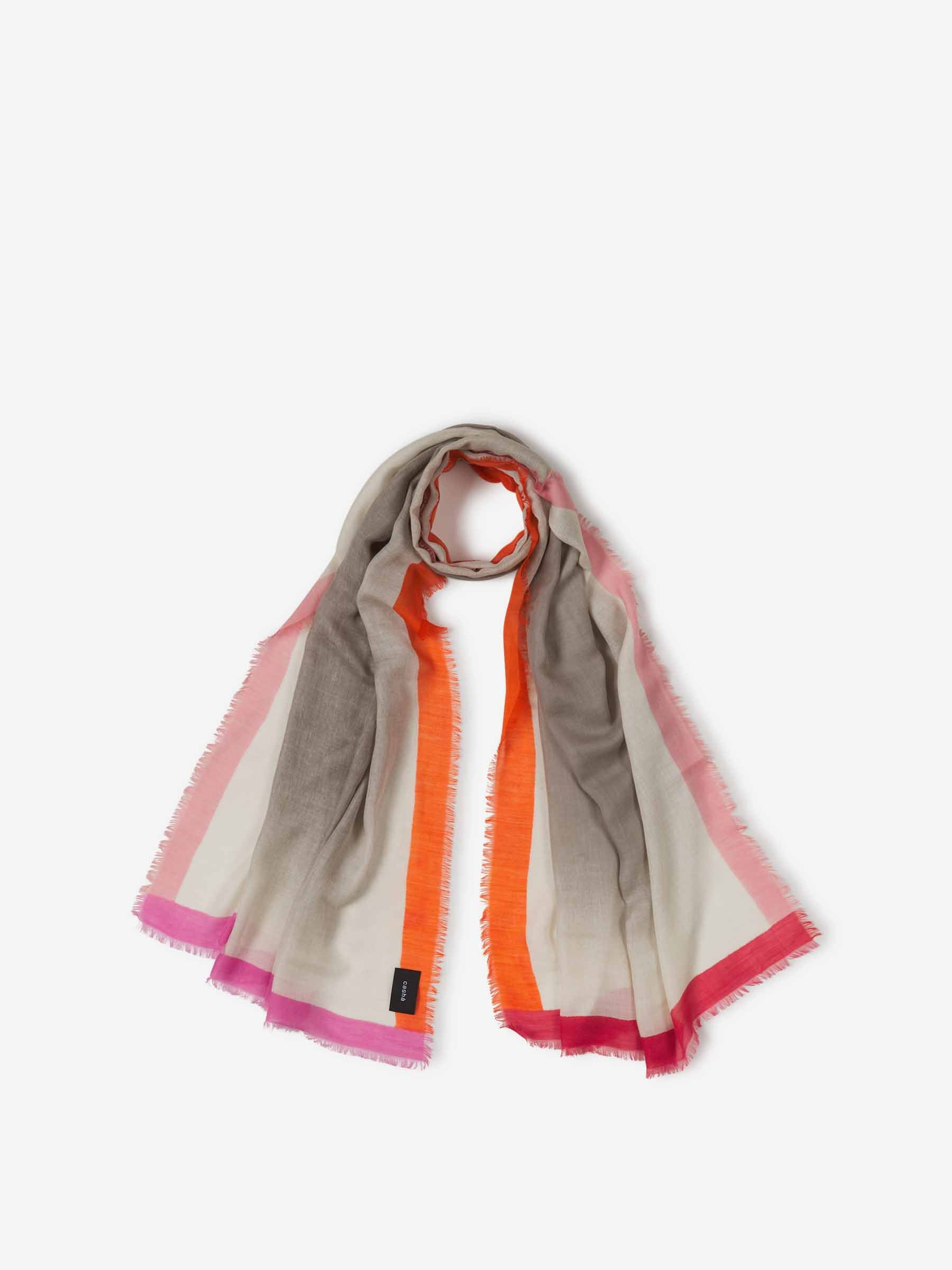Cashà Mujer Barcelona Fular Chelsea Cachemira color Gris Piedra sku 840-000790 02 - Foto 1