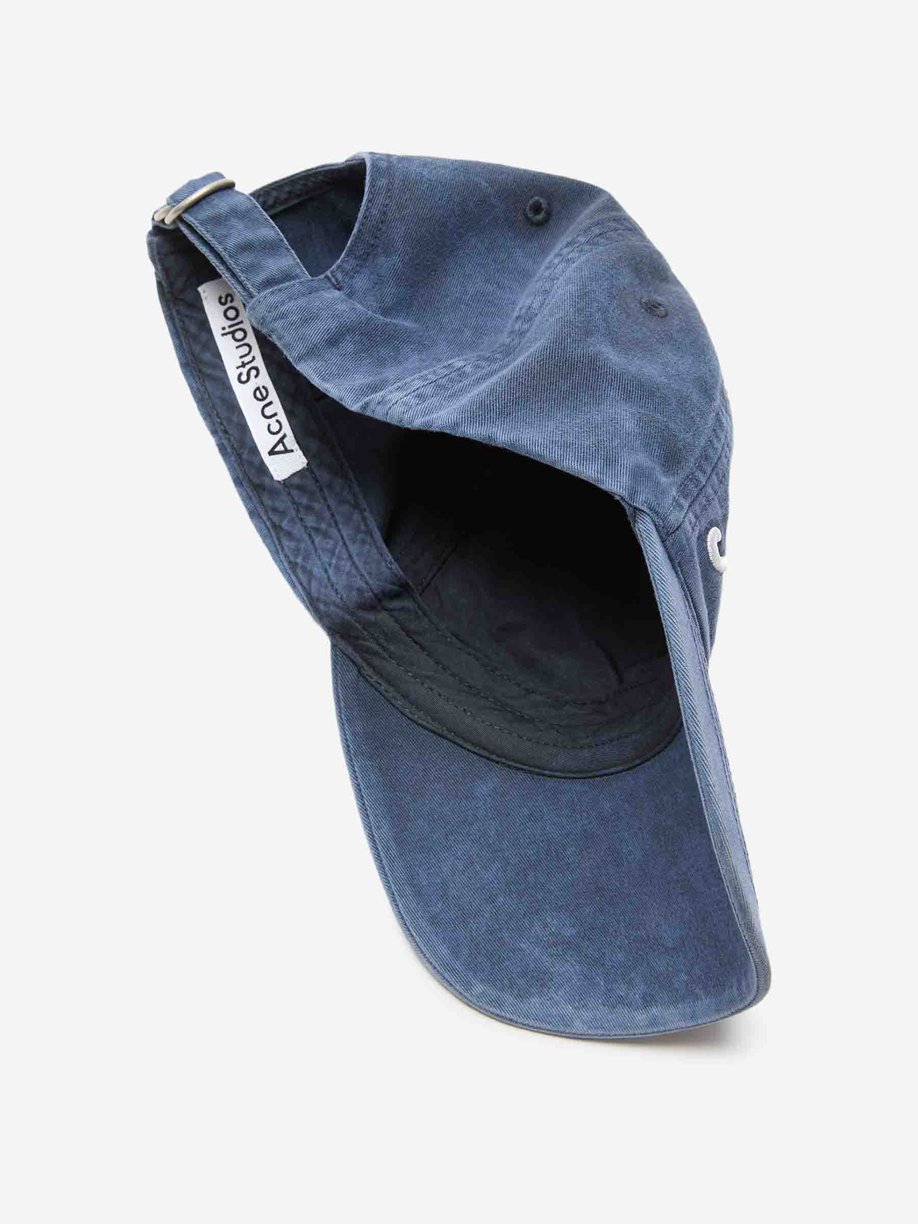 Acne Studios Mujer Barcelona Gorra Logo color Azul Denim Oscuro sku 845-000008 02 - Foto 3
