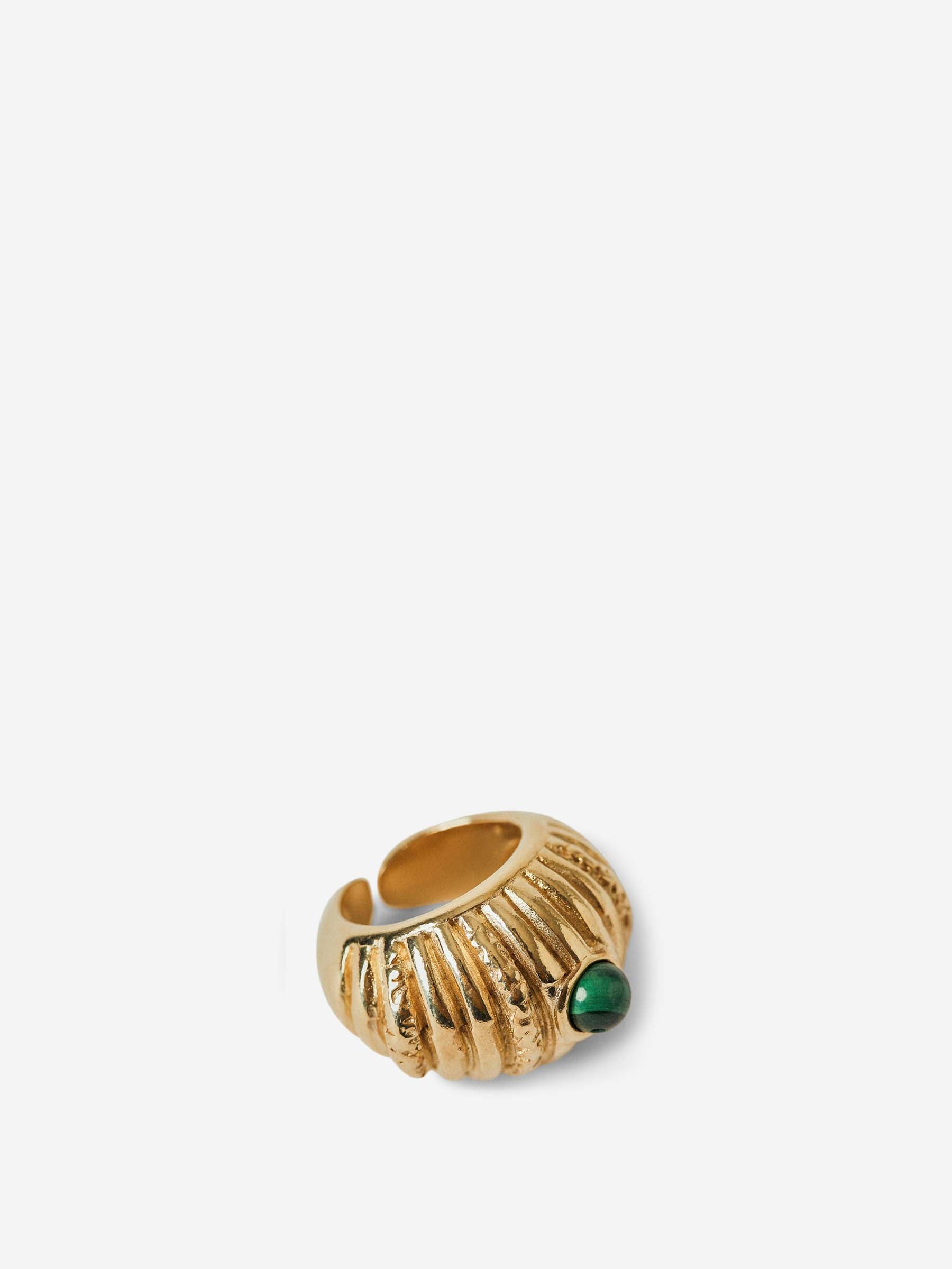 Paola Sighinolfi Mujer Barcelona Anillo Small Reef color Verde Oscuro sku 850-001491 01 - Foto 4