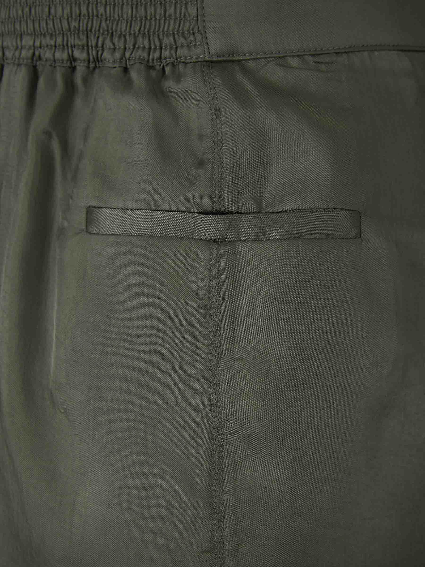 Saint Laurent Mujer Barcelona Falda Mini Lápiz Twill color Verde Militar sku 750-001438 01 - Foto 4