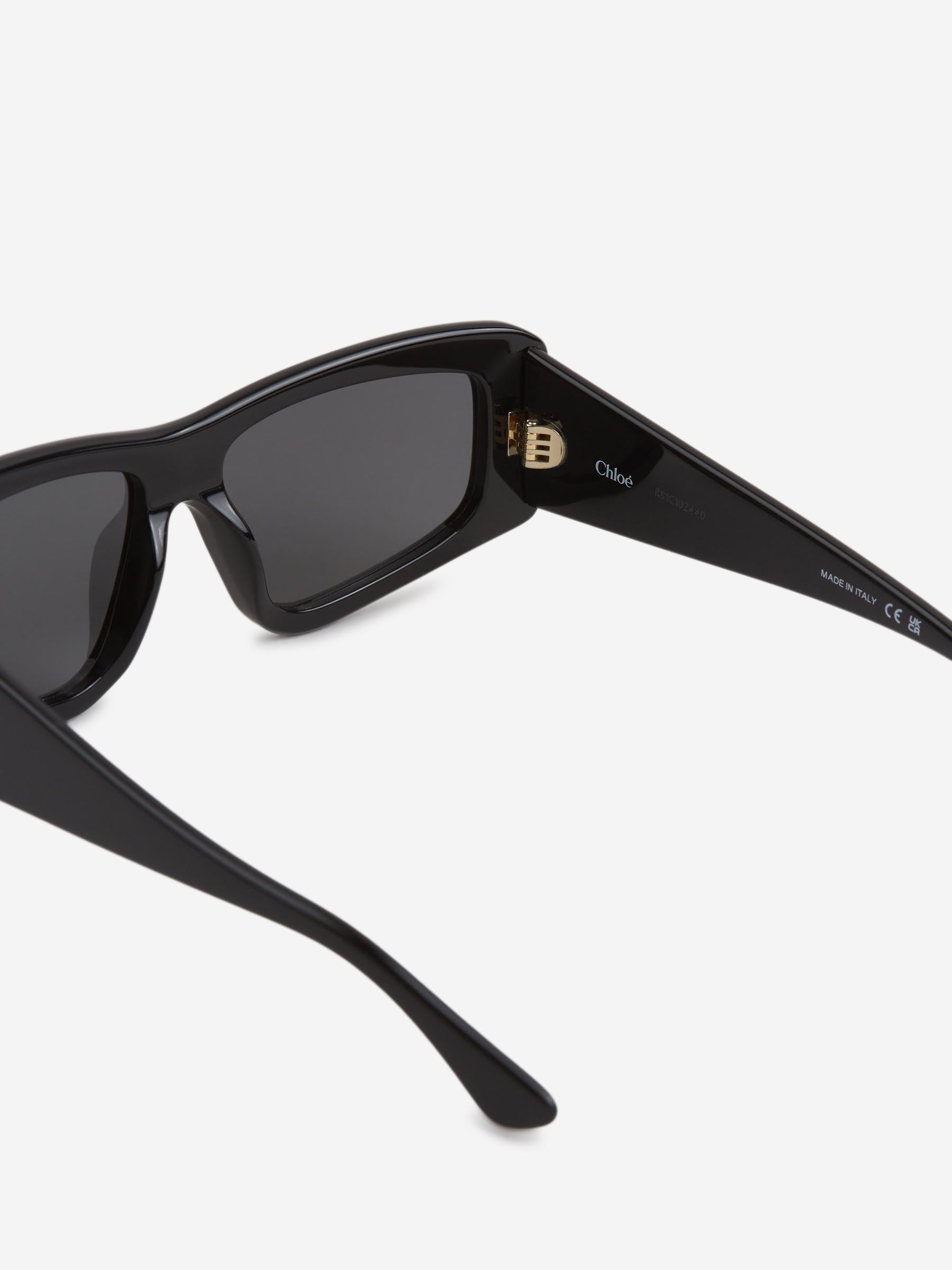 Chloé Mujer Barcelona Gafas de Sol Rectangulares color Carey sku 860-001255 02 - Foto 3